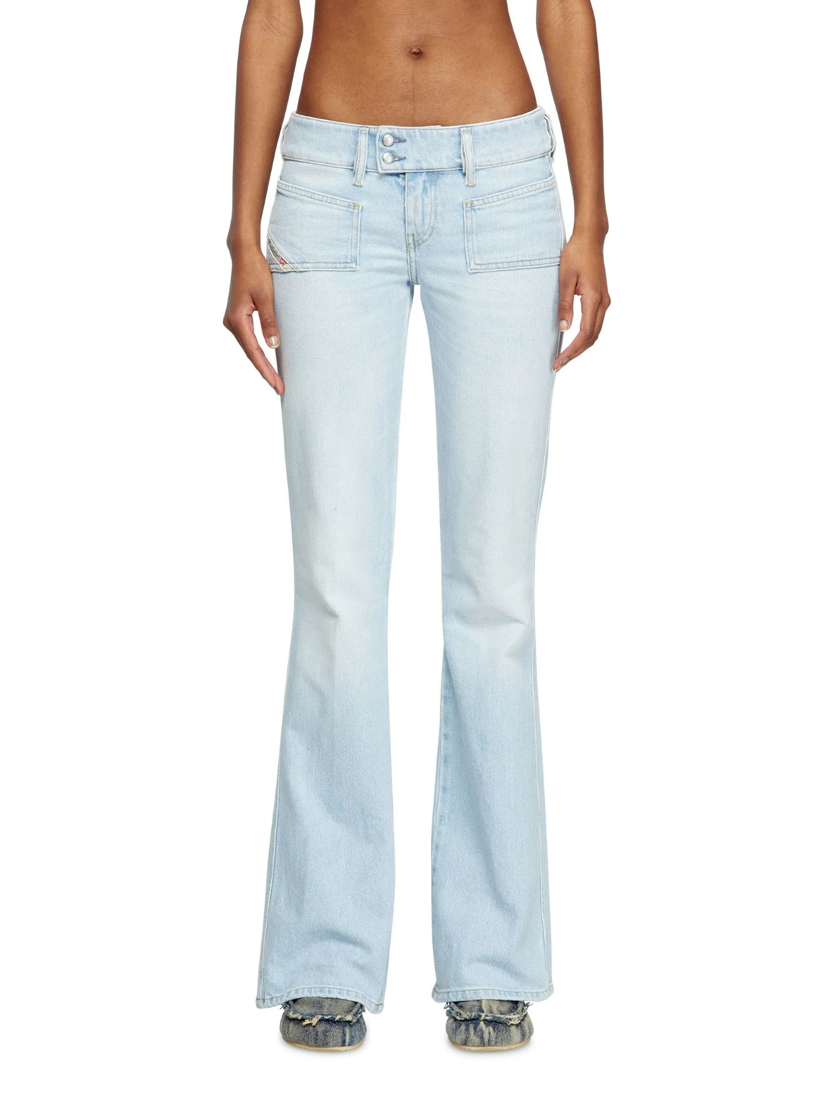 DIESEL Jeans Pants Women D-HUSH L.30 TROUSERS Blue Size - 26 EU