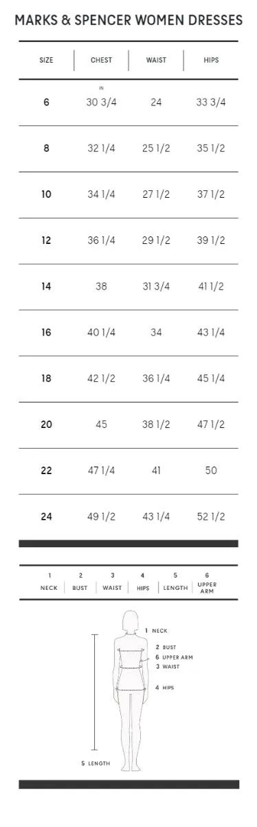 MARKS & SPENCER Women Dress V-Neck Knee Length Swing Linen Blend Black