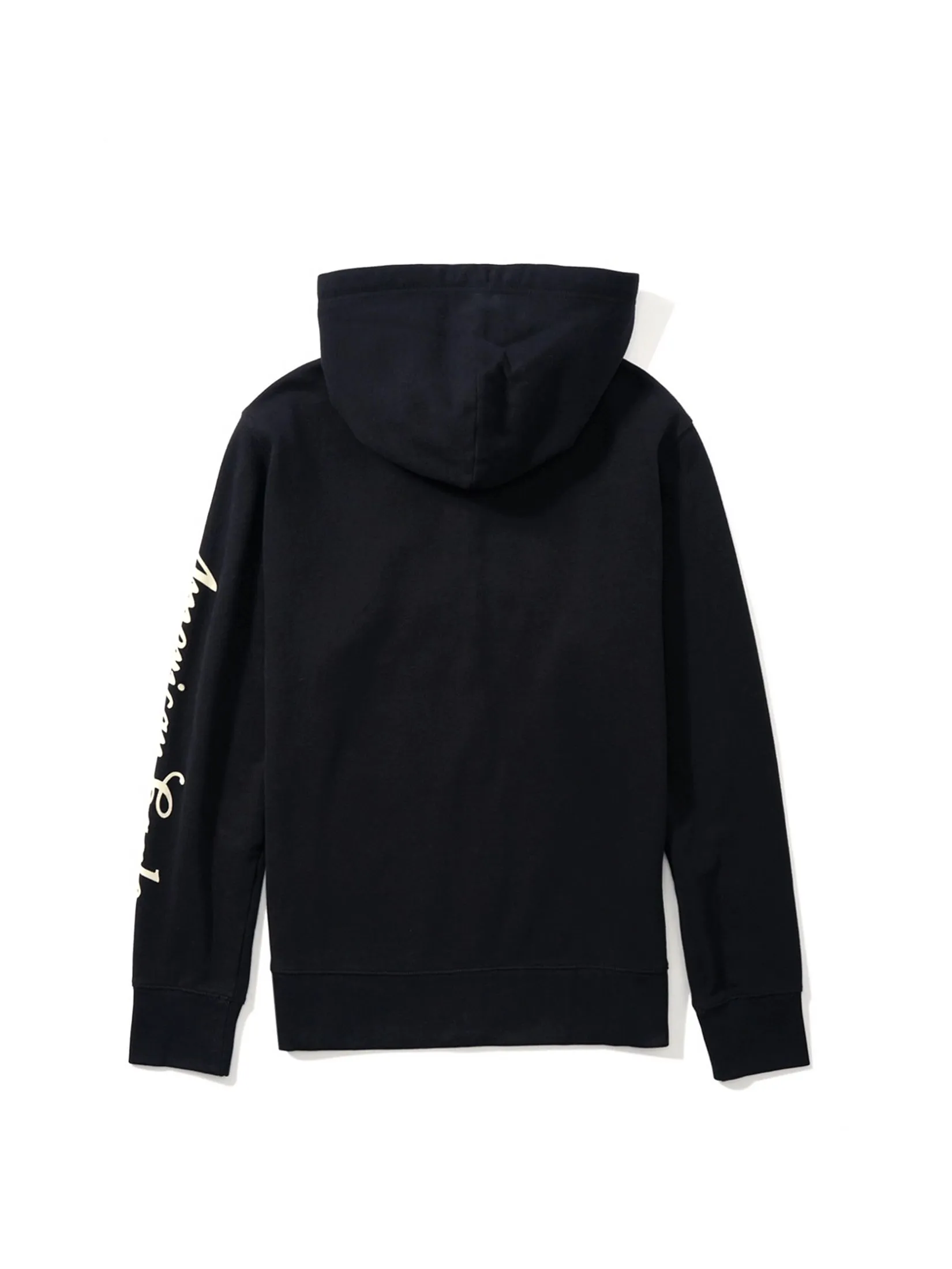 AMERICAN EAGLE MEN 1905 INTL GRAPHIC FZ HOODIE 064 BOLD BLACK