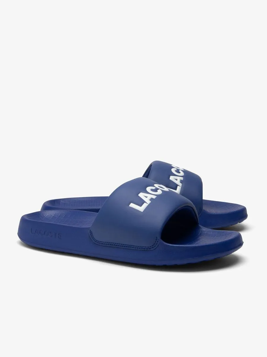 LACOSTE Blue Men’s Serve Slide 1.0 Fabric