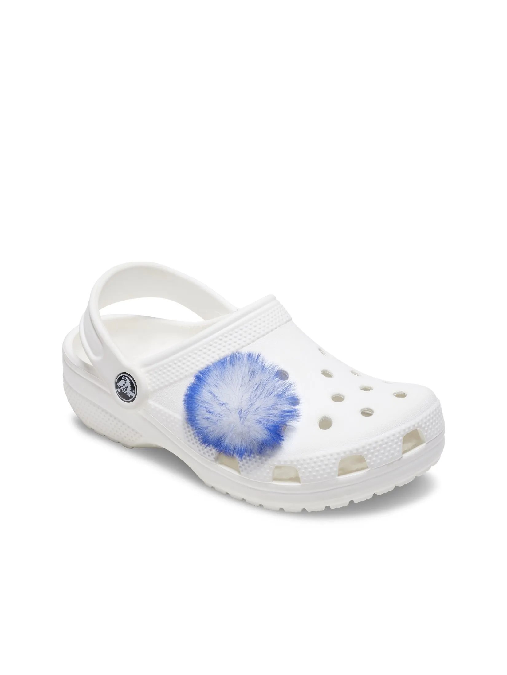 CROCS JIBBITZ™ BLUE LONG HAIR PUFF