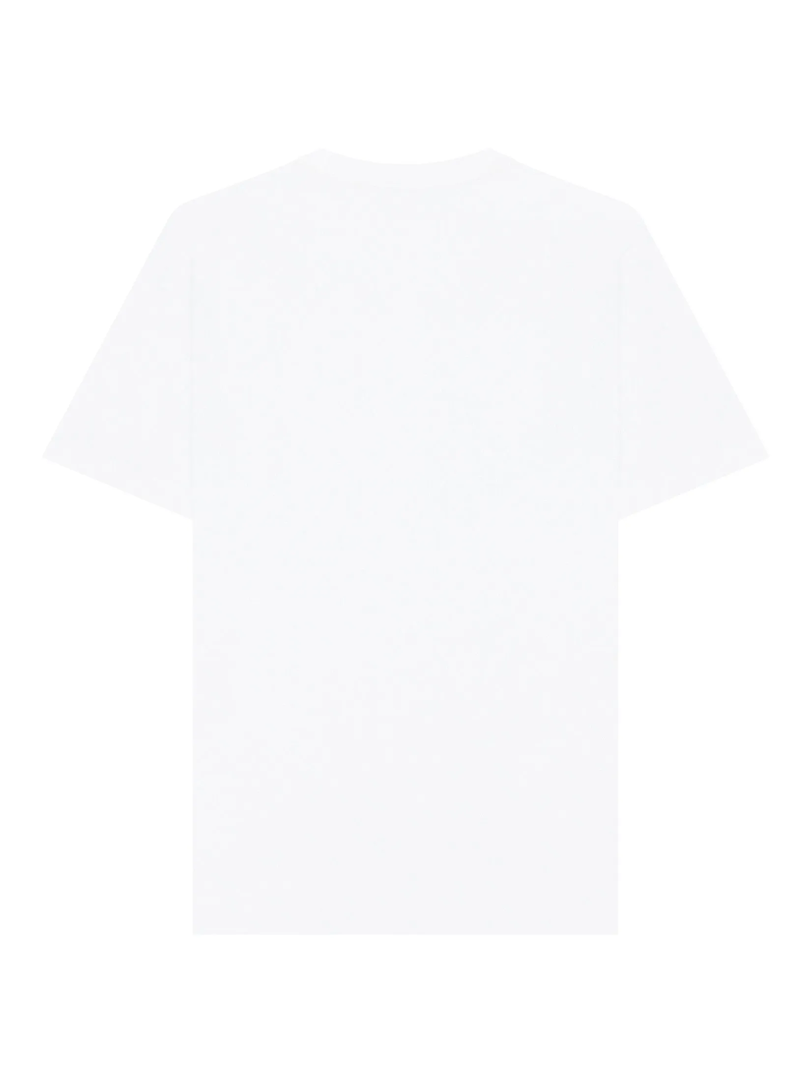 GIORDANO Men's Slim Cotton Embroidery Tee (Classic Man) White