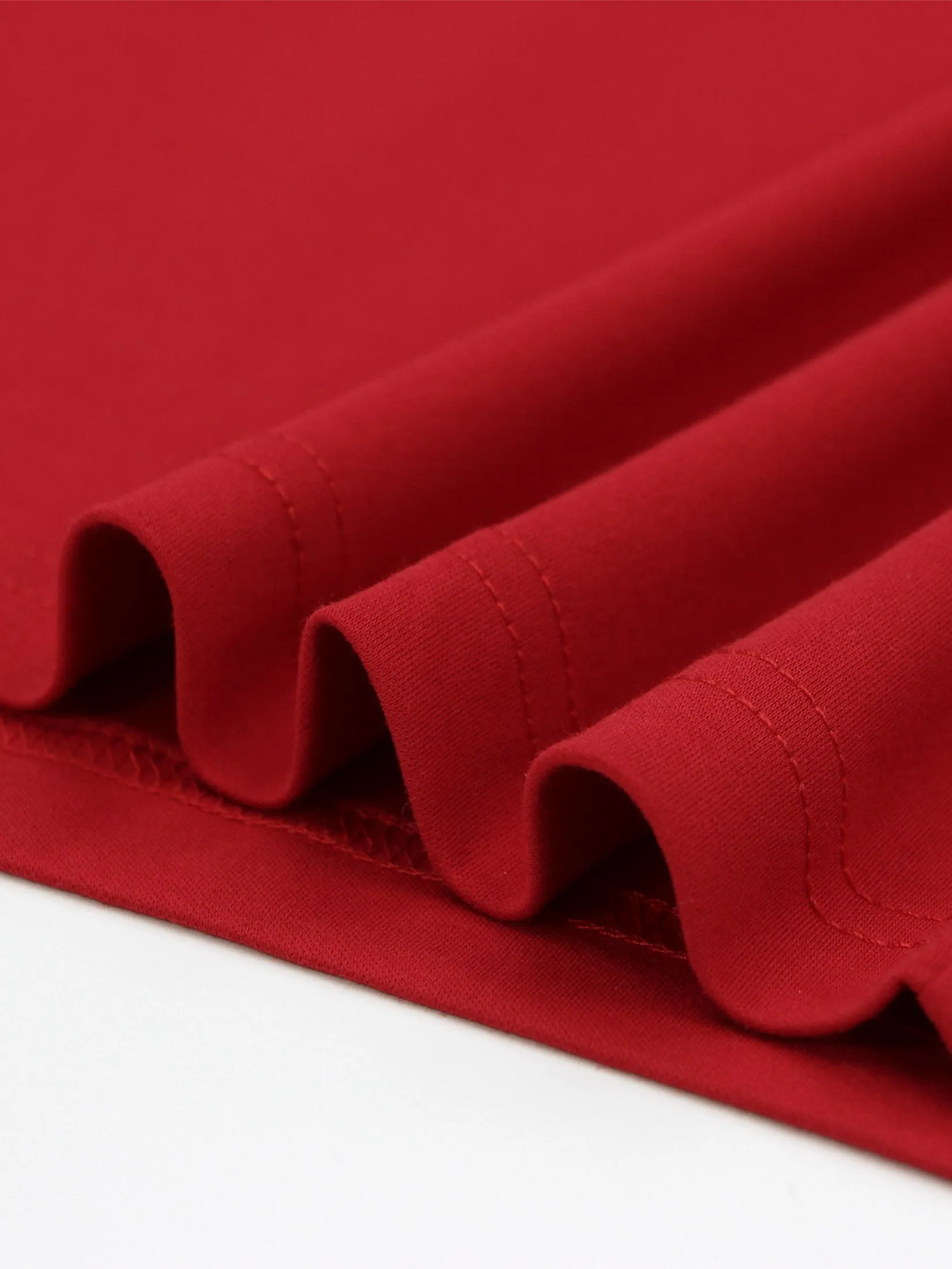 GIORDANO Men Liquid Touch Crew Neck Supremacy T-shirt (Smart Collar) Haute Red