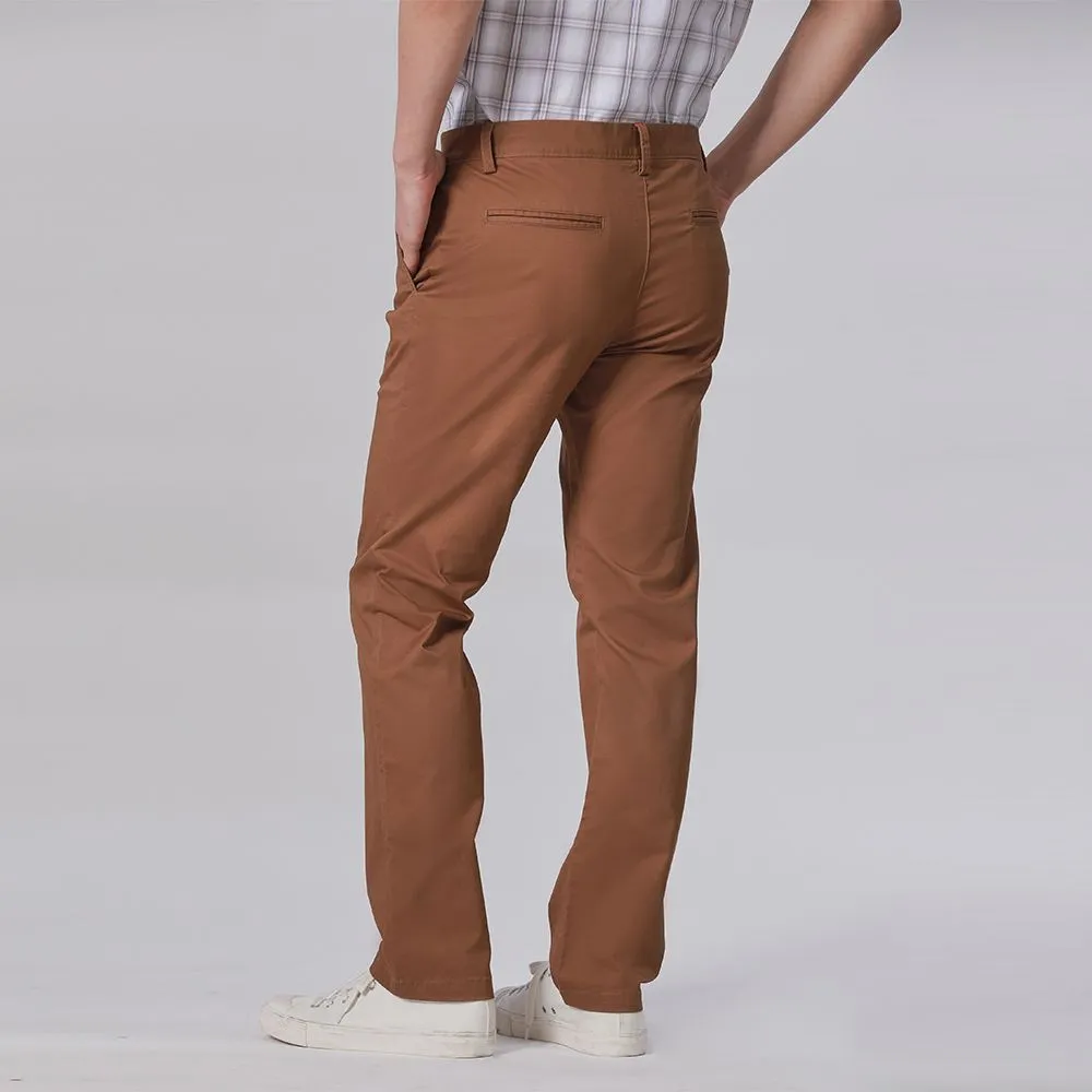 JOHN HENRY Men's Pants (Slim Fit) ESSENTIALS Brown