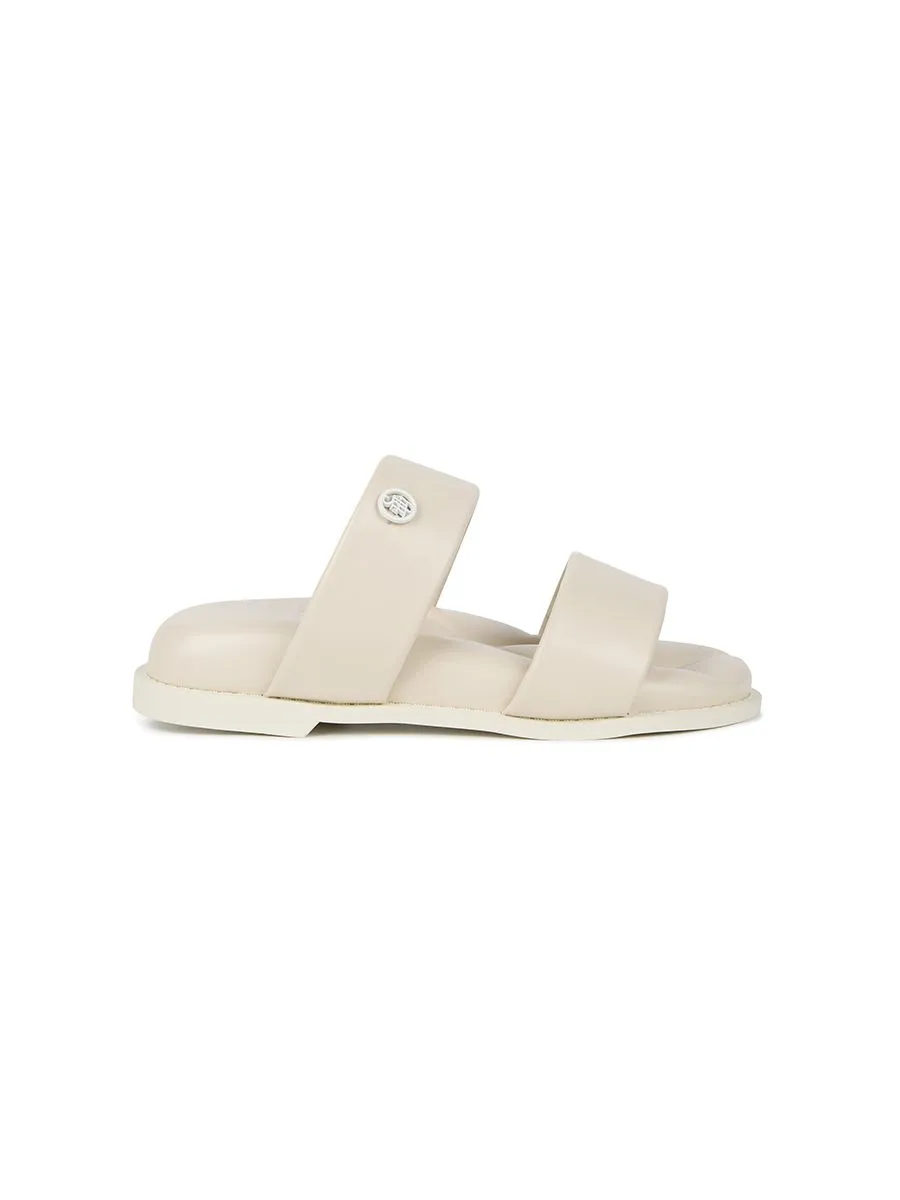 SHU WOMEN  SOFASANDALS DOUBLE PUFF - WHITE CHOC
