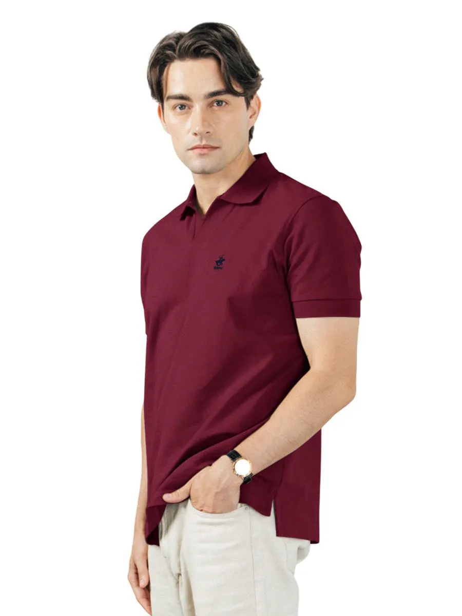 BEVERLY HILLS POLO CLUB Red Men Polo Shirts Model BV2I001