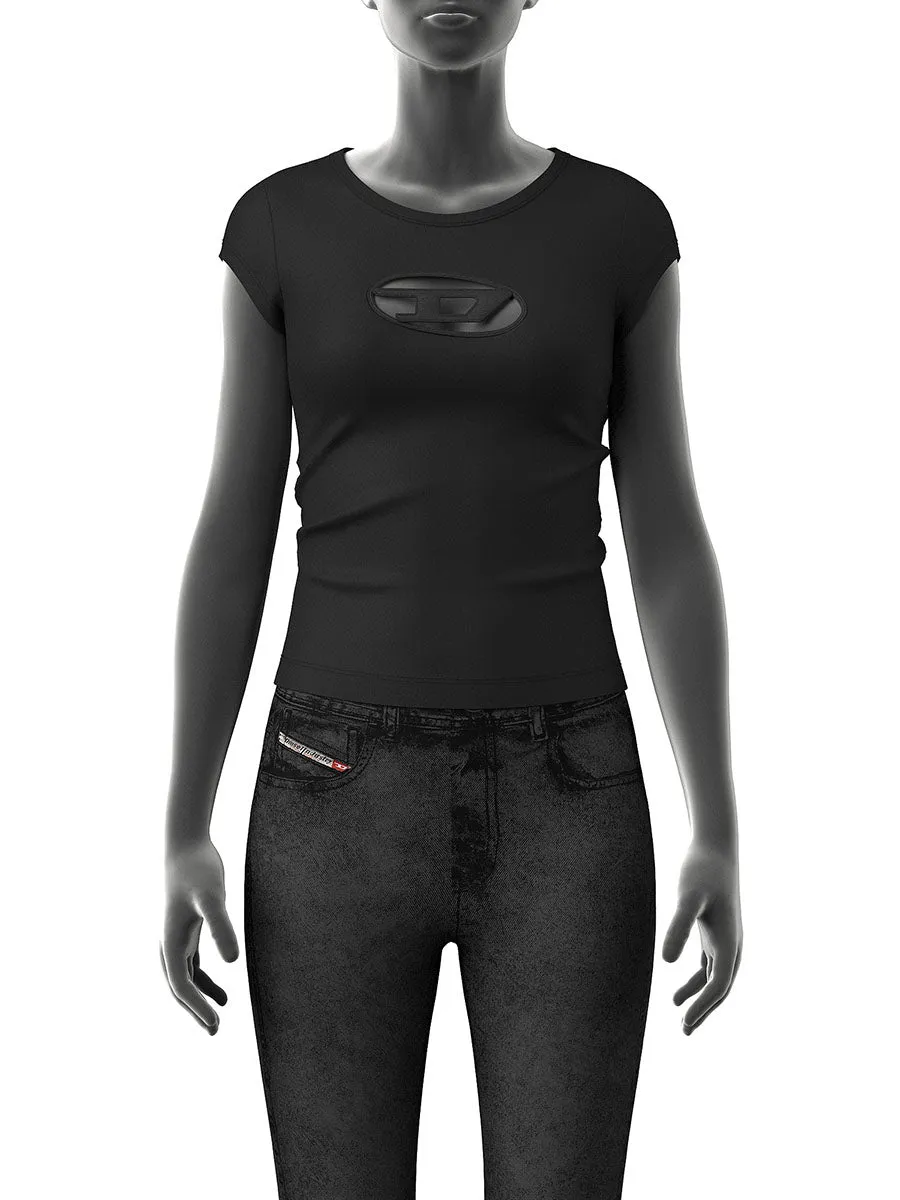 DIESEL Women T-Shirt T-ANGIE T-SHIRT Black