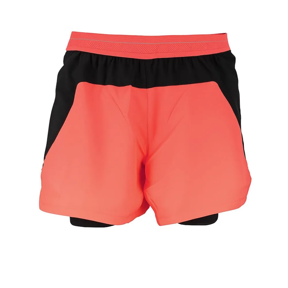 REEBOK Men Running Shorts 2 in 1 Orange - RE099AP862ELTH