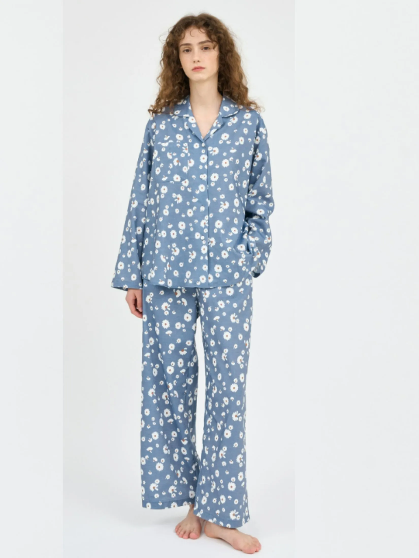 SKINN INTIMATE Blue Daisy Women Nightwear Set by Skinn Intimate