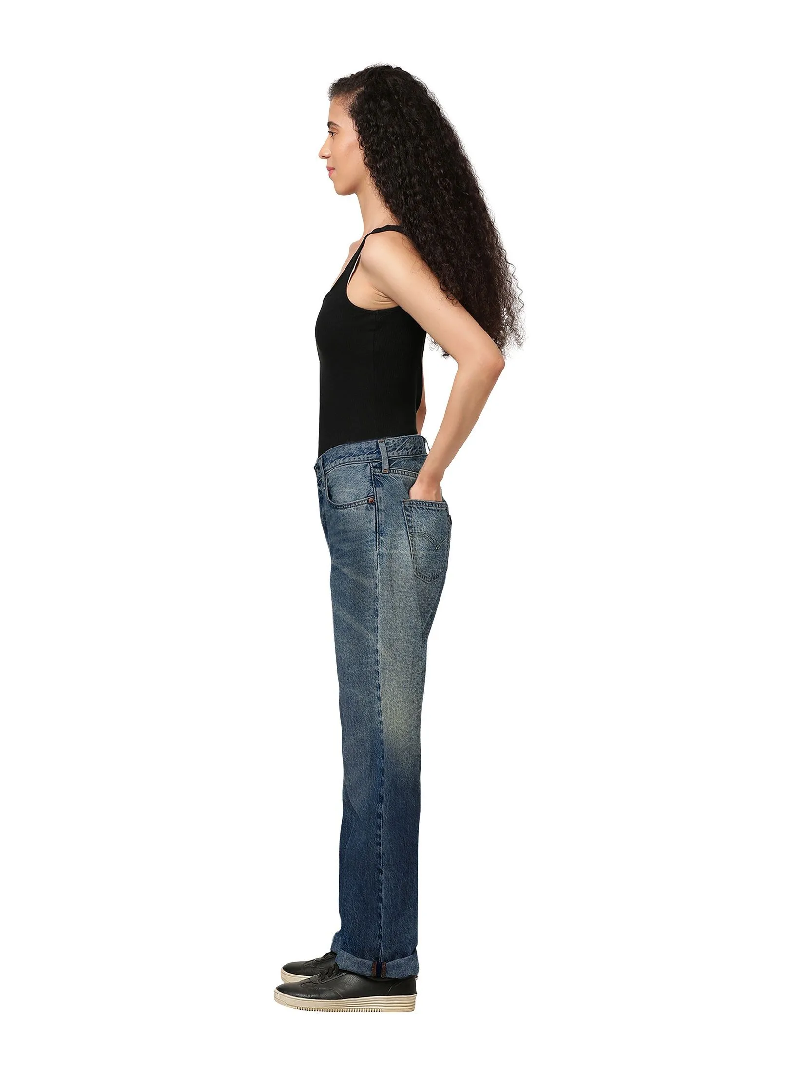 LEVI'S Women's 501 '90s Jeans Dark Blue