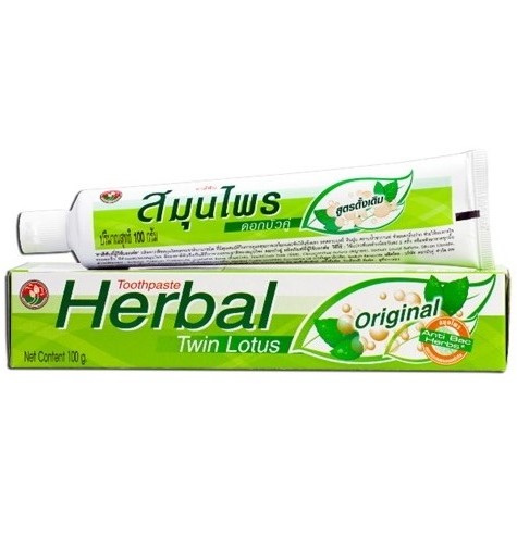 Травяная зубная паста Twin Lotus 100 гр