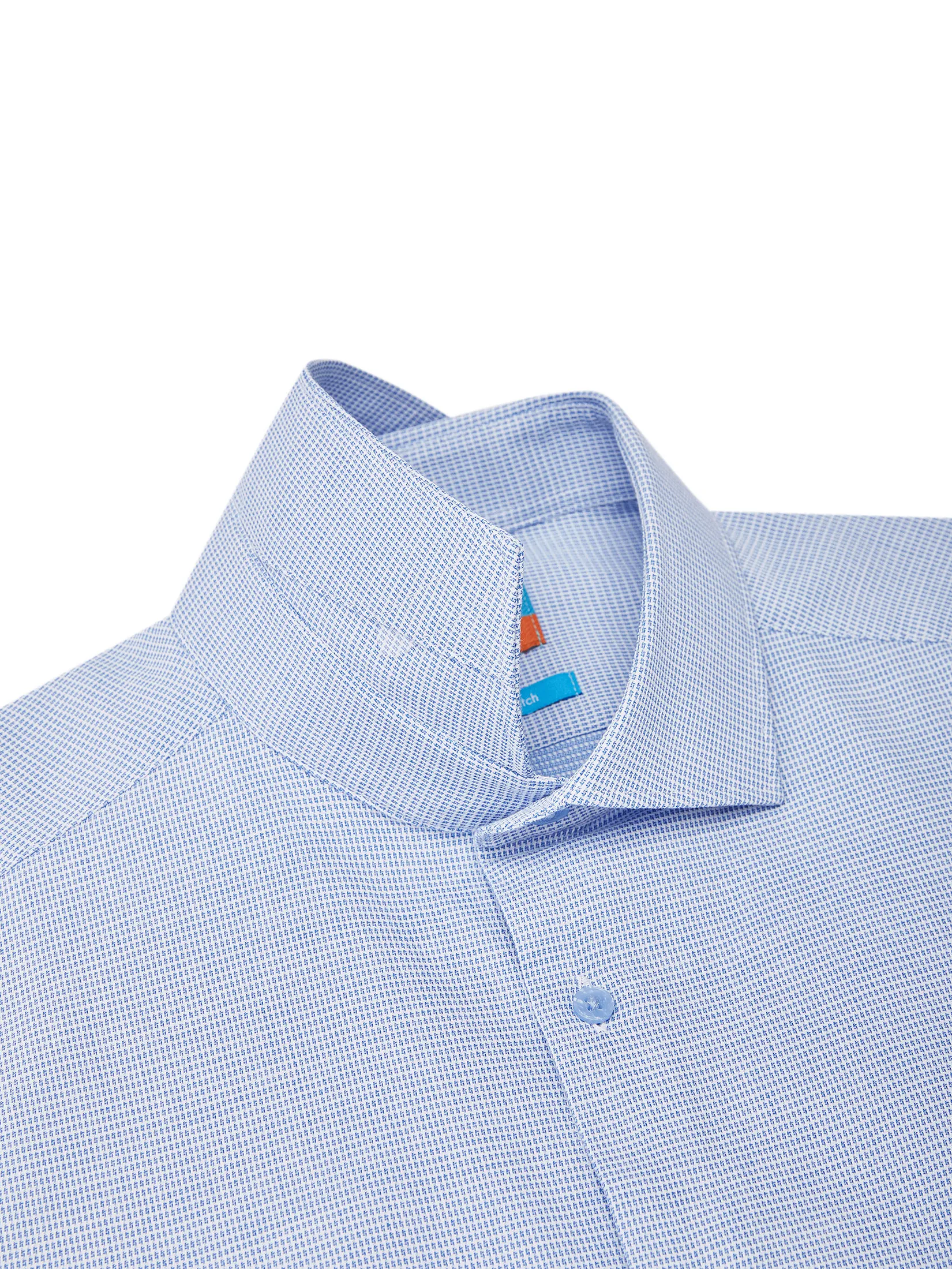 G2000 Men Clothing Non-Iron Cotton Blend Shirt  Smart Fit - Blue