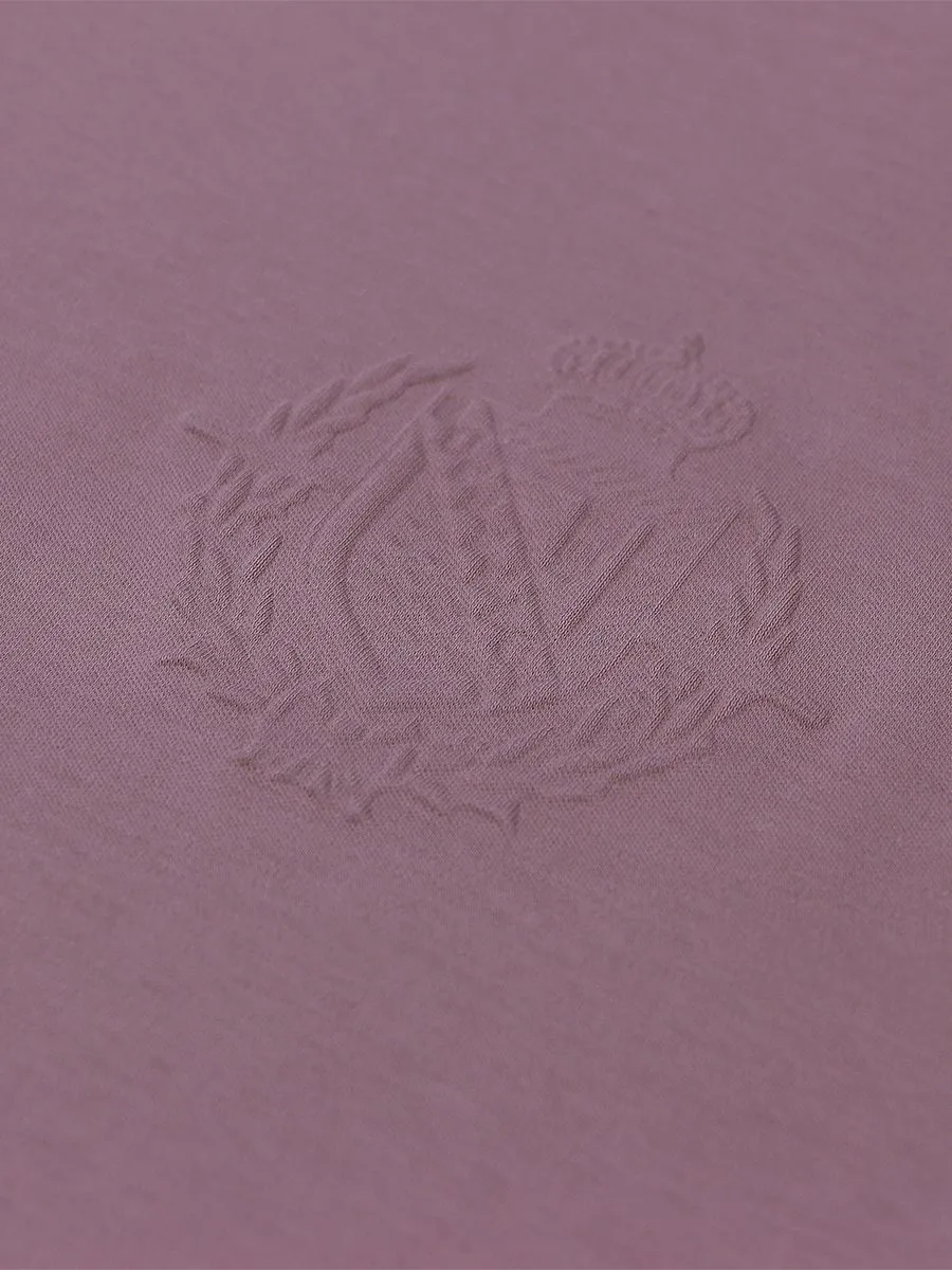 GIORDANO Men's Interlock Smart Tee (Liquid Touch) Wisful Mauve Purple