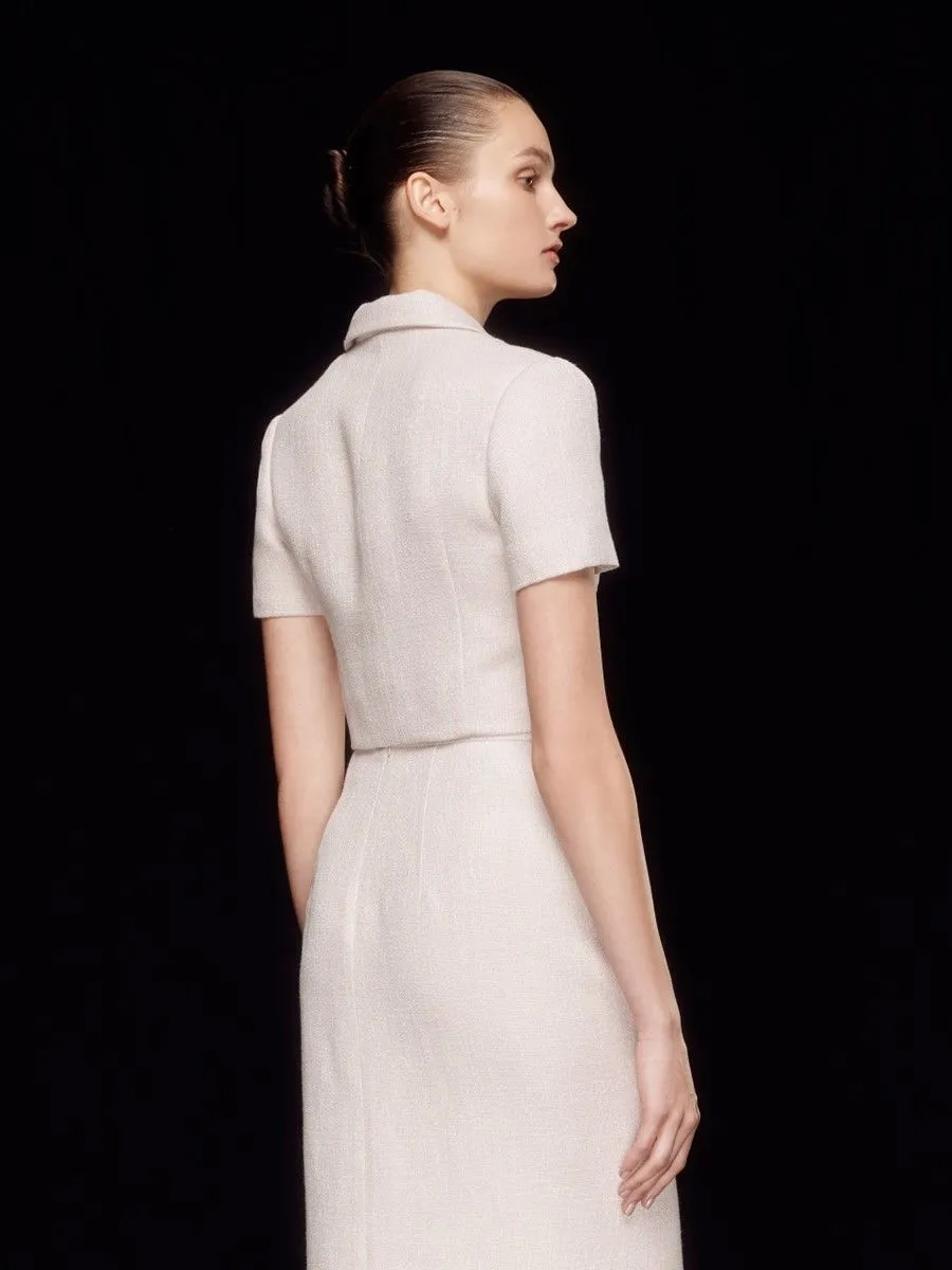 ASAVA ( SS24 )Adara Cropped Women Jacket Blush