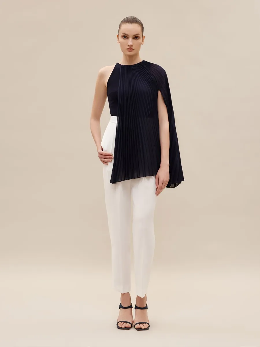 ASAVA ( SS24 ) Kalena Tapered Women Pants White