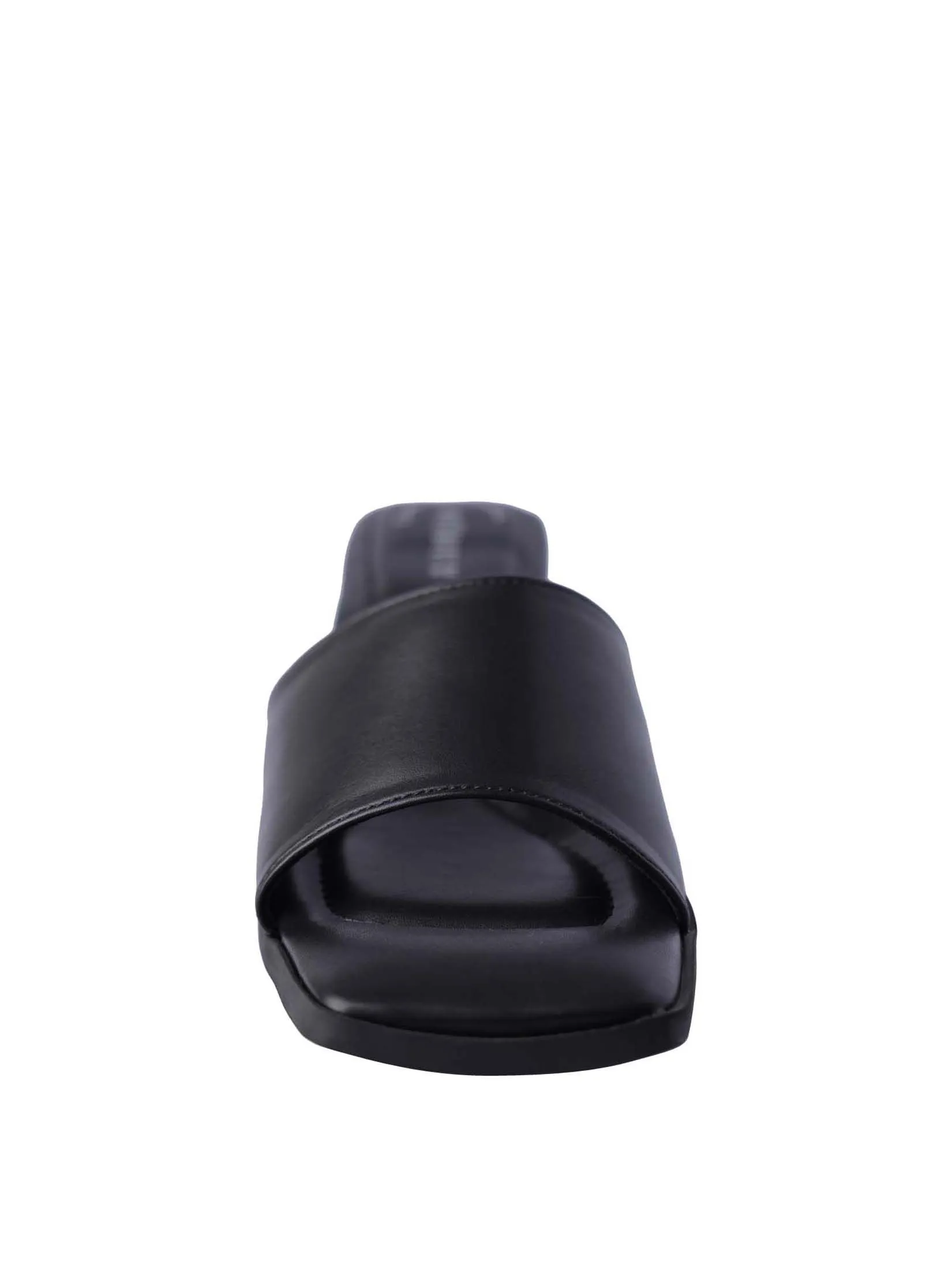 VILLAINS SF LENS Women's Comfort Heeled Sandals BLACK