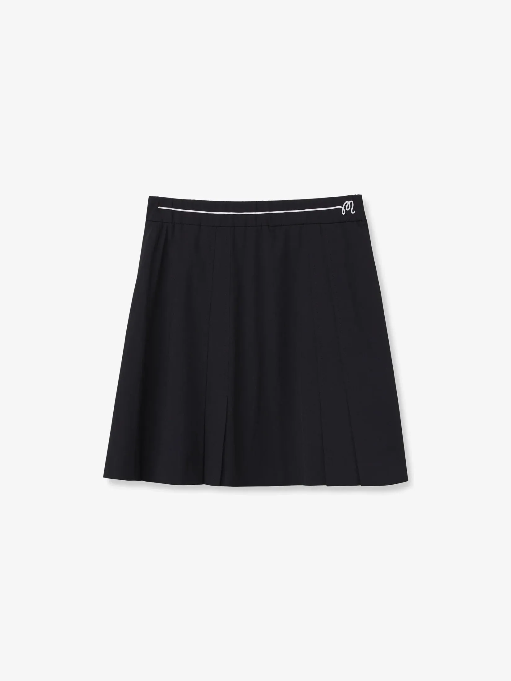 MALBON GOLF FRIDA SKIRT IN BLACK