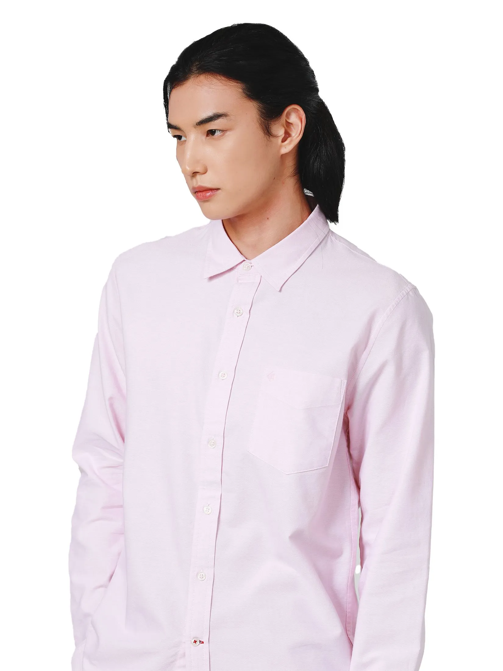 JOHN HENRY Men's Long Sleeves Shirts (Slim Fit) ESSENTIALS Pink