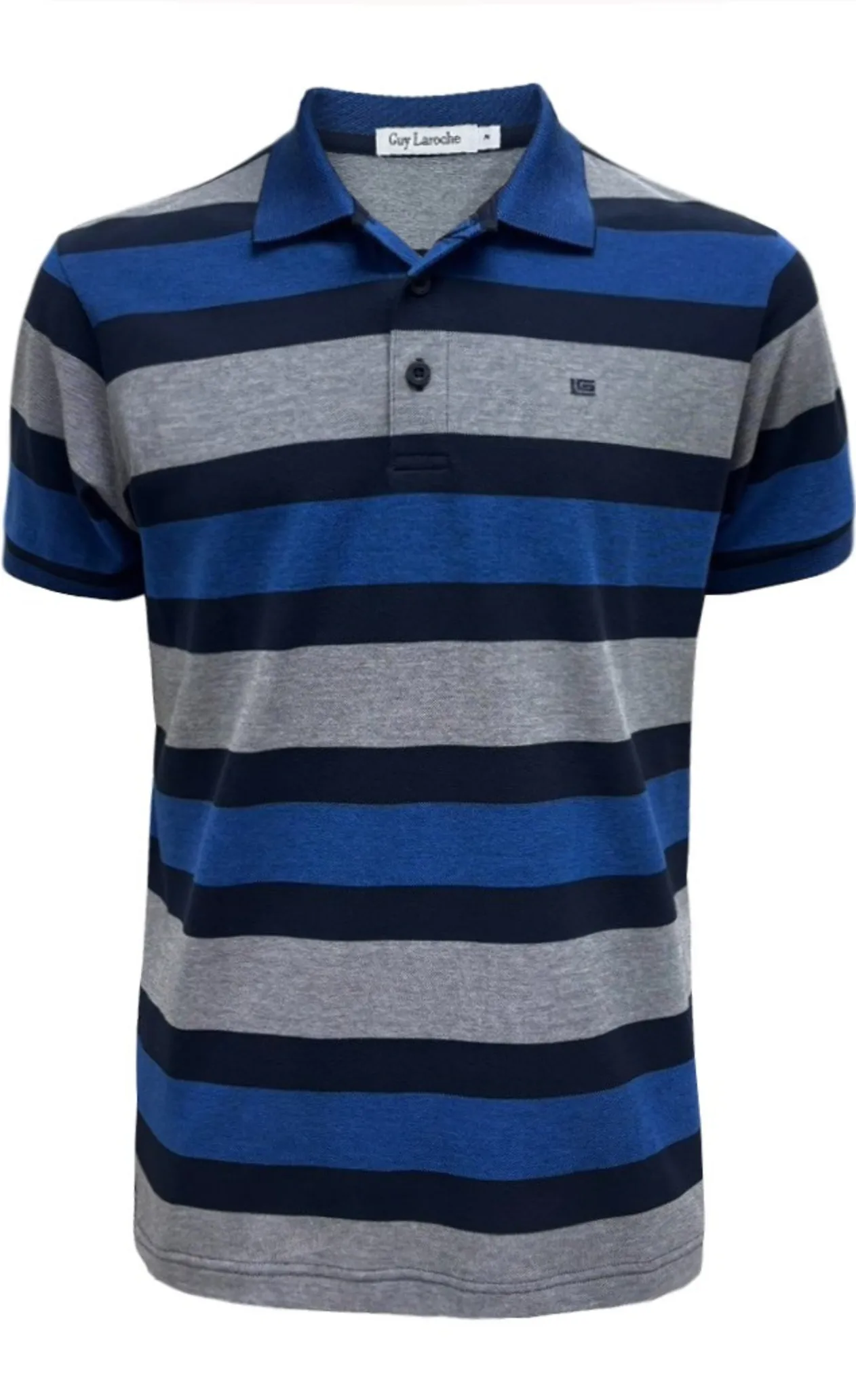 GUY LAROCHE MENWEAR Men s Polo Shirt BKL2307S5DB - Dark Blue