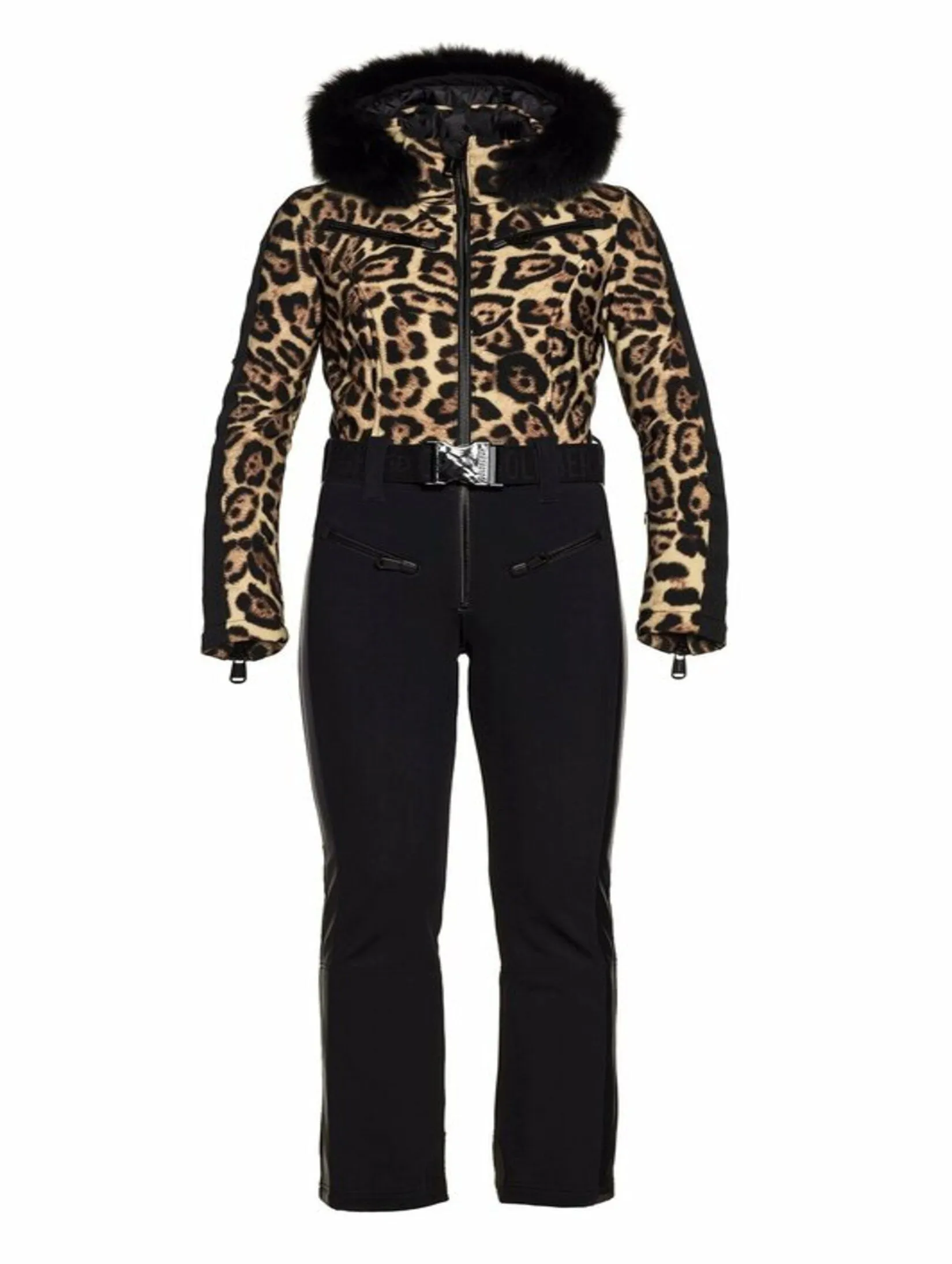 GOLDBERGH Lynx Jumpsuit Faux Fur In Jaguar
