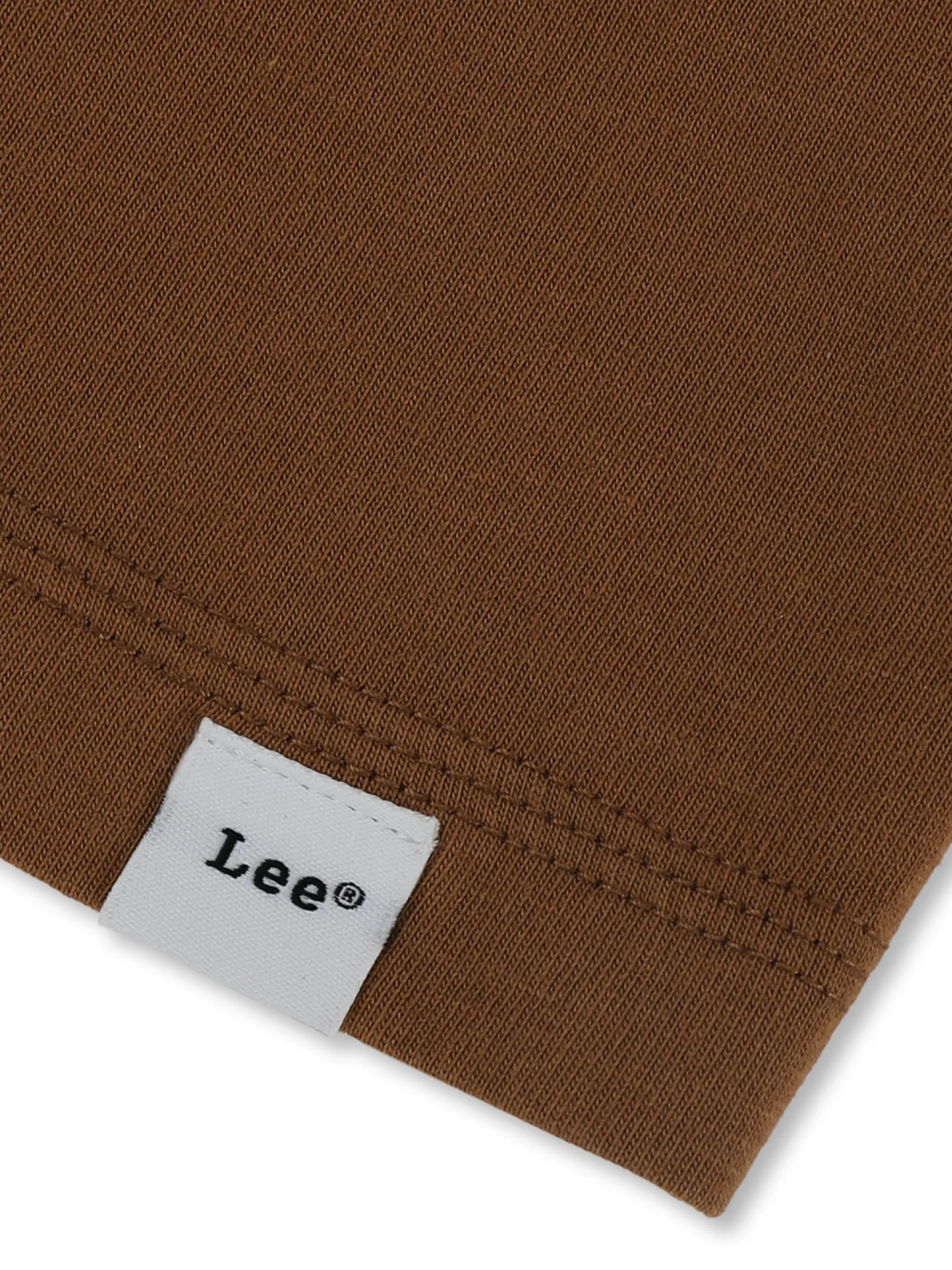 LEE Men s Tee Short Sleeve Comfort Fit Brown