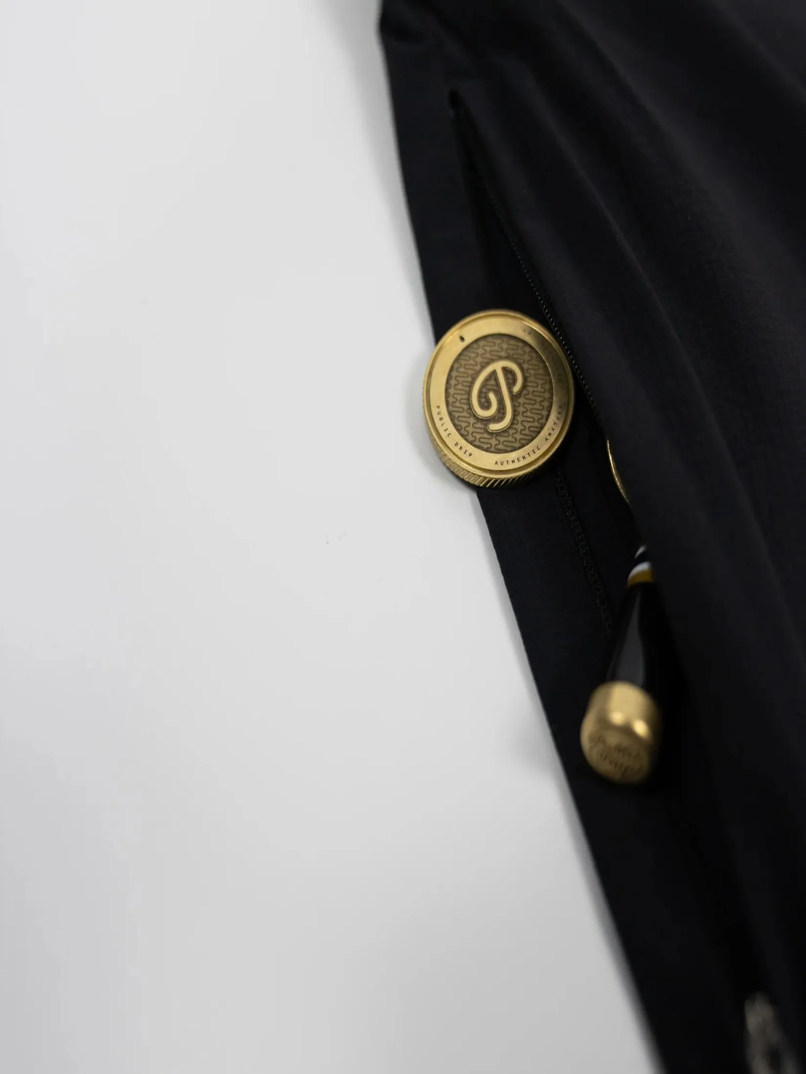 PUBLIC DRIP PUBLIC ATHLETE WINDBREAKER IN BLACK