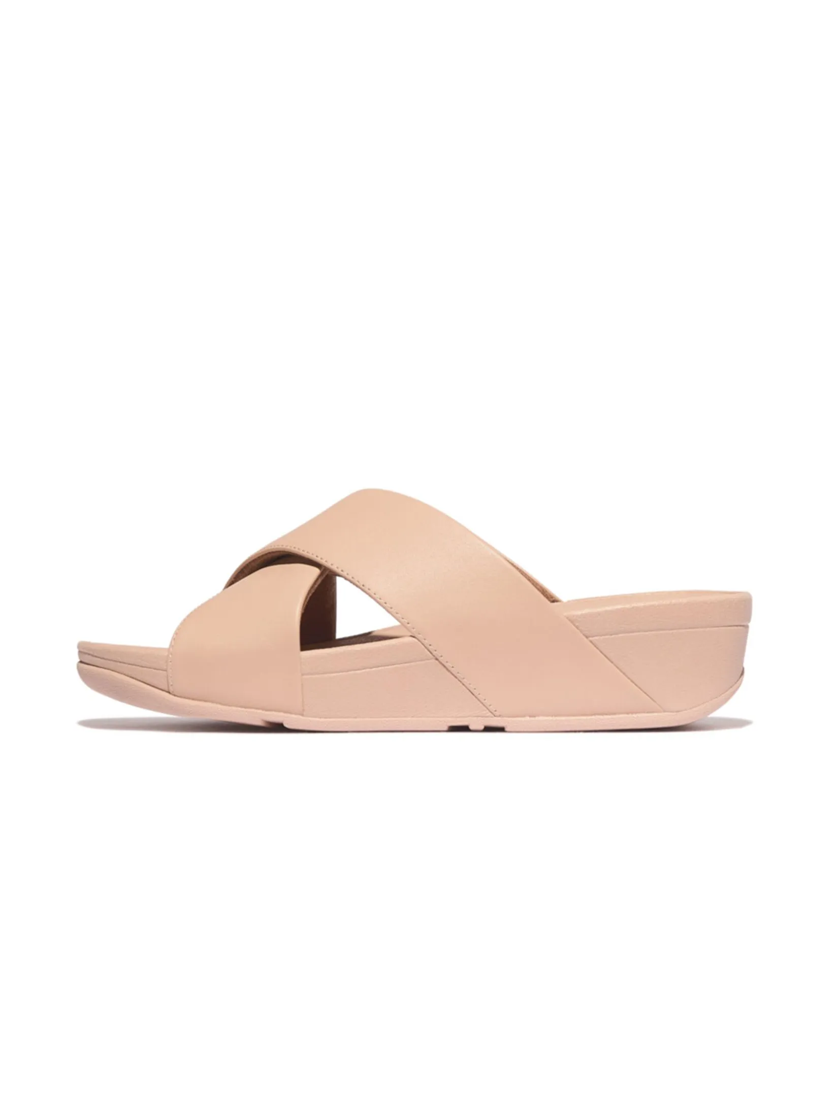 FitFlop™ WOMEN'S LULU CROSS SLIDE BEIGE