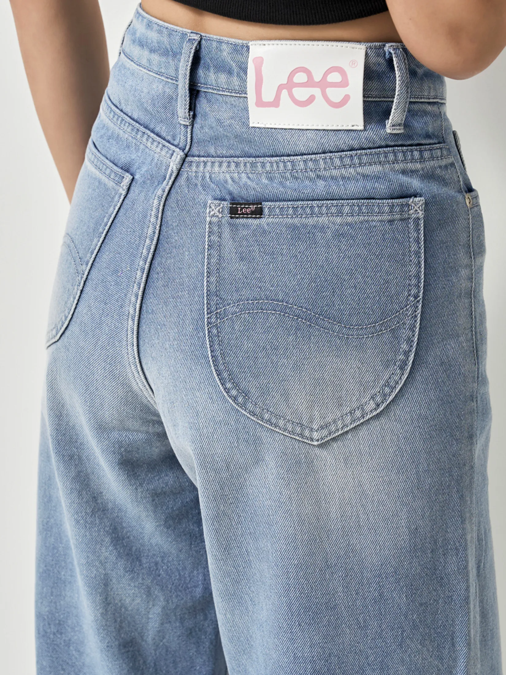 LEE Women s Jeans Lee Pink Collection High Comfort Fit Light Indigo