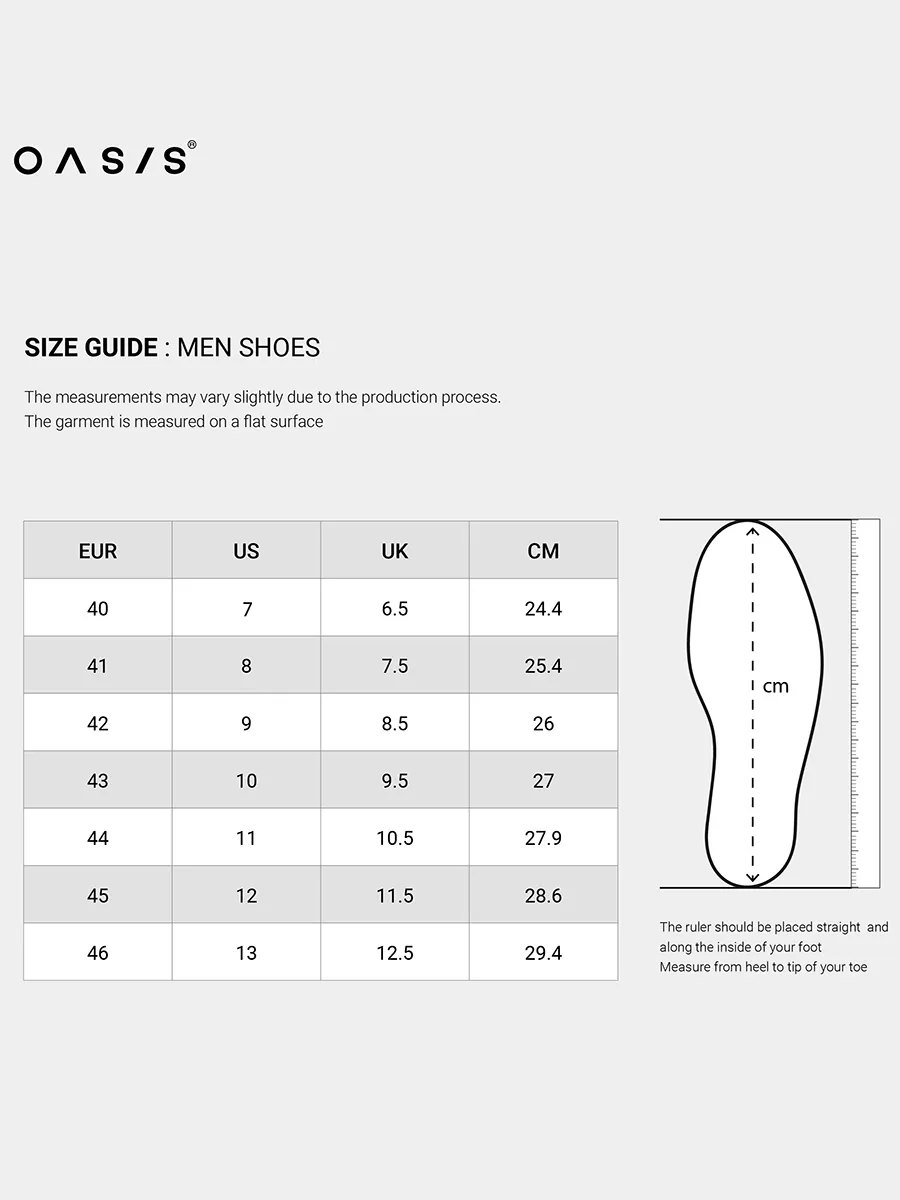 OASIS Men s Slip-on Sandals Dark Brown