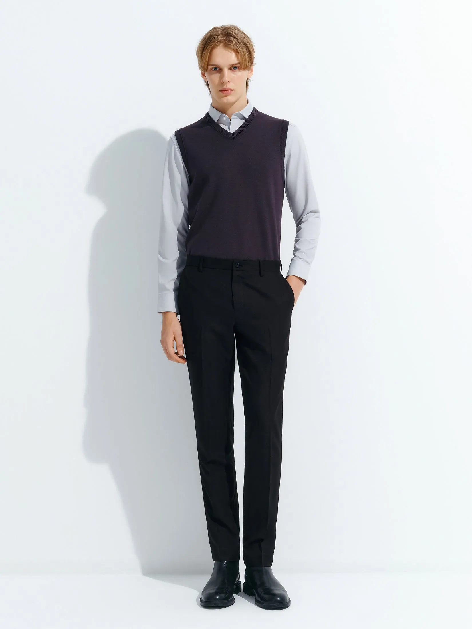 G2000 Men Clothing Anti-Static Suit Pants  Smart Fit - Black