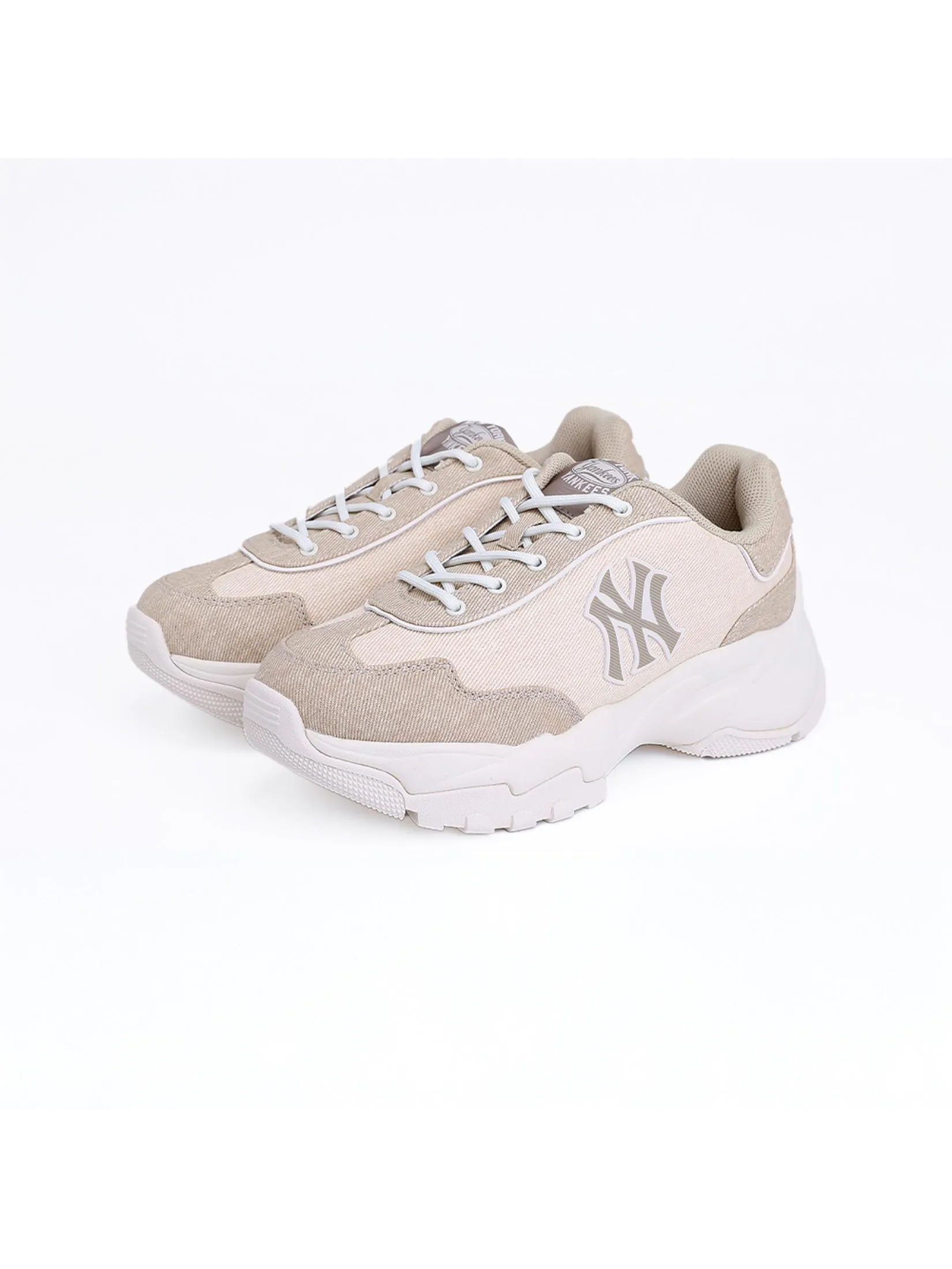 MLB Unisex Bigball Chunky Denim Small Logo (Sl) Model 3ASHD075N 50BGS Beige