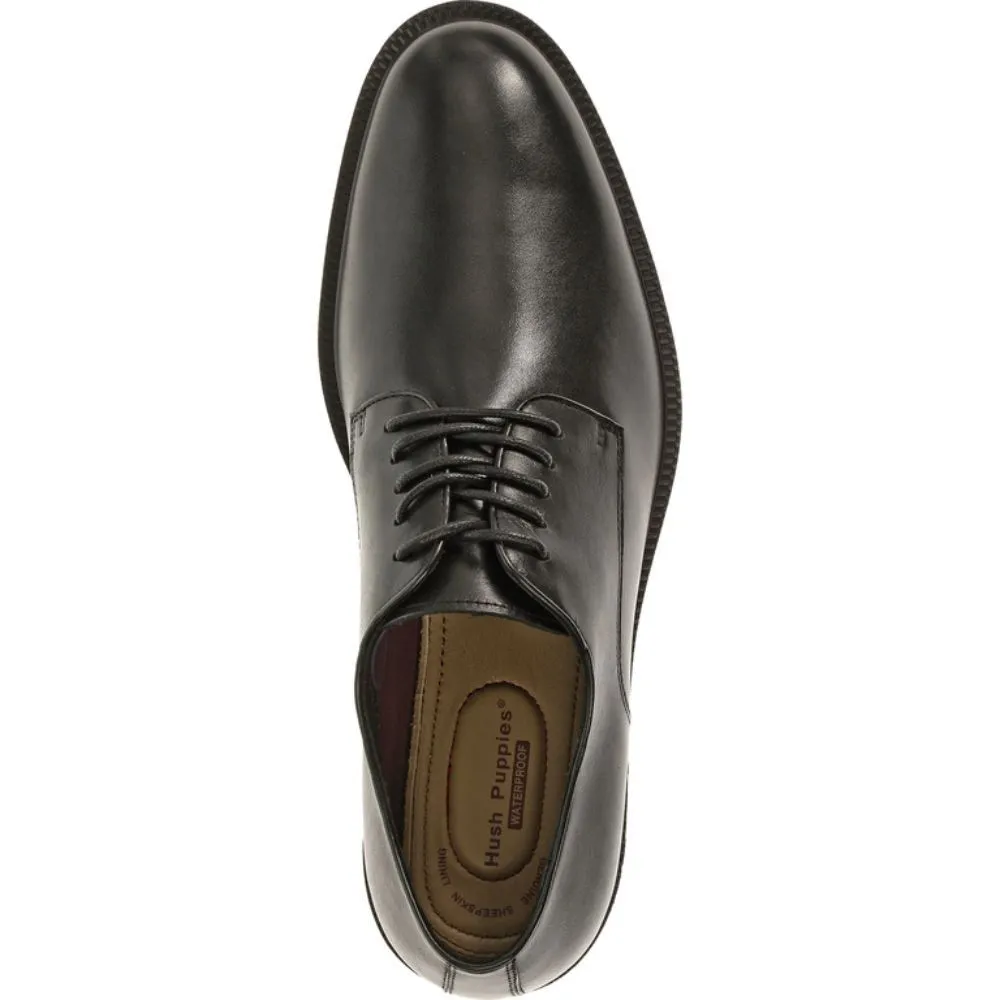 HUSH PUPPIES Men's Shoes Model IVAN BANKER HP IHDFB1252AA - BLACK Dress Shoes Oxford Shoes