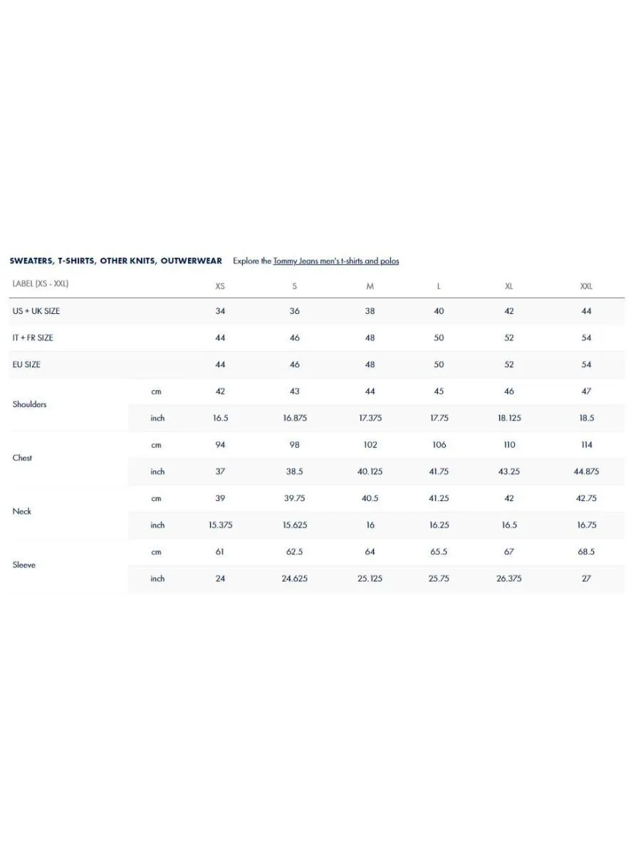 TOMMY HILFIGER MEN TEE WHITE