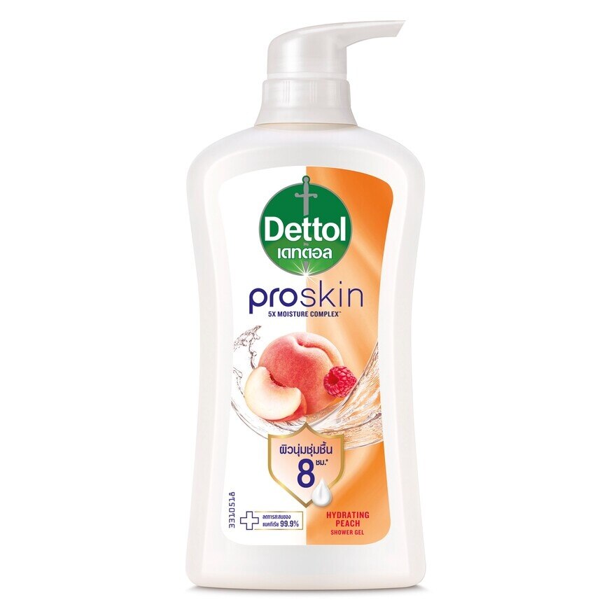 Dettol Shower Gel Proskin Hydrating Peach 450 G.