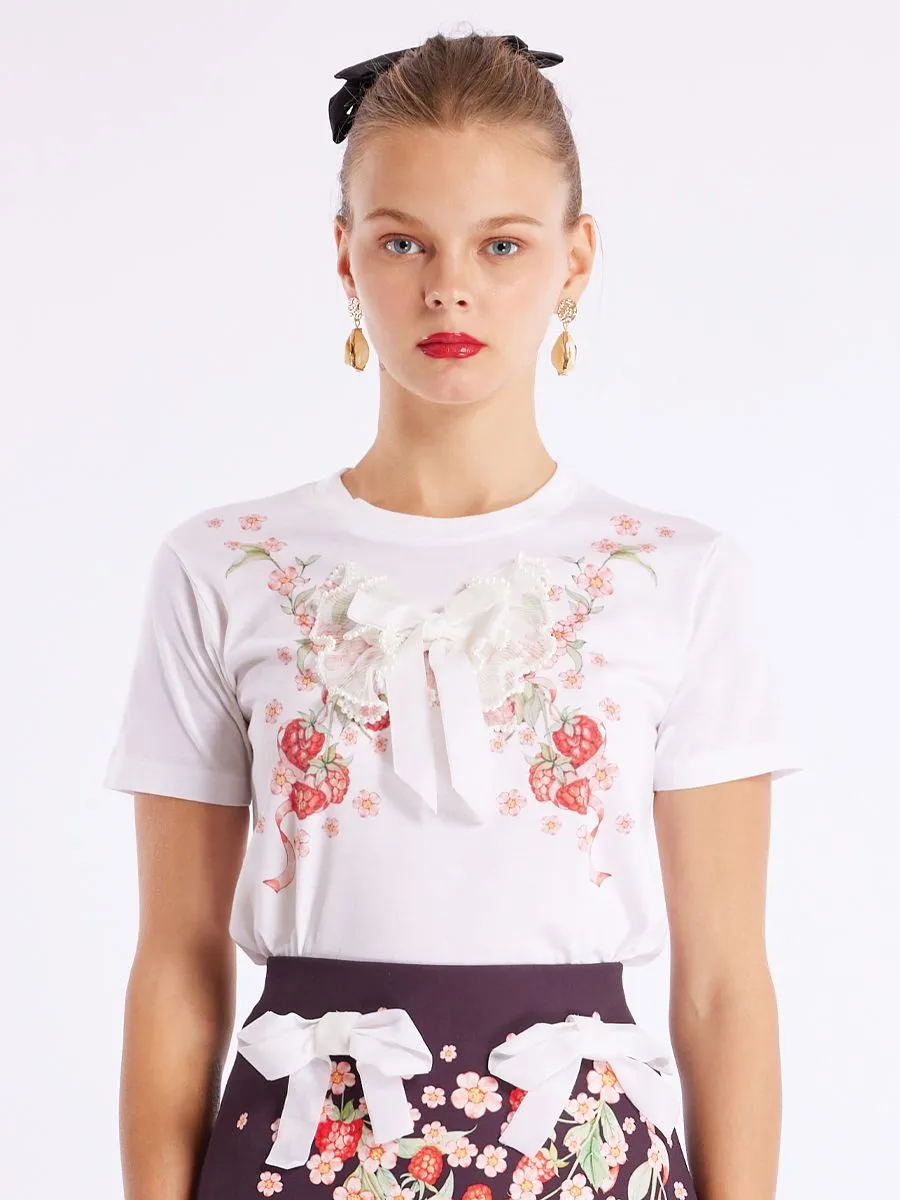 ICONIC WOMAN WHITE GARBO T-SHIRT