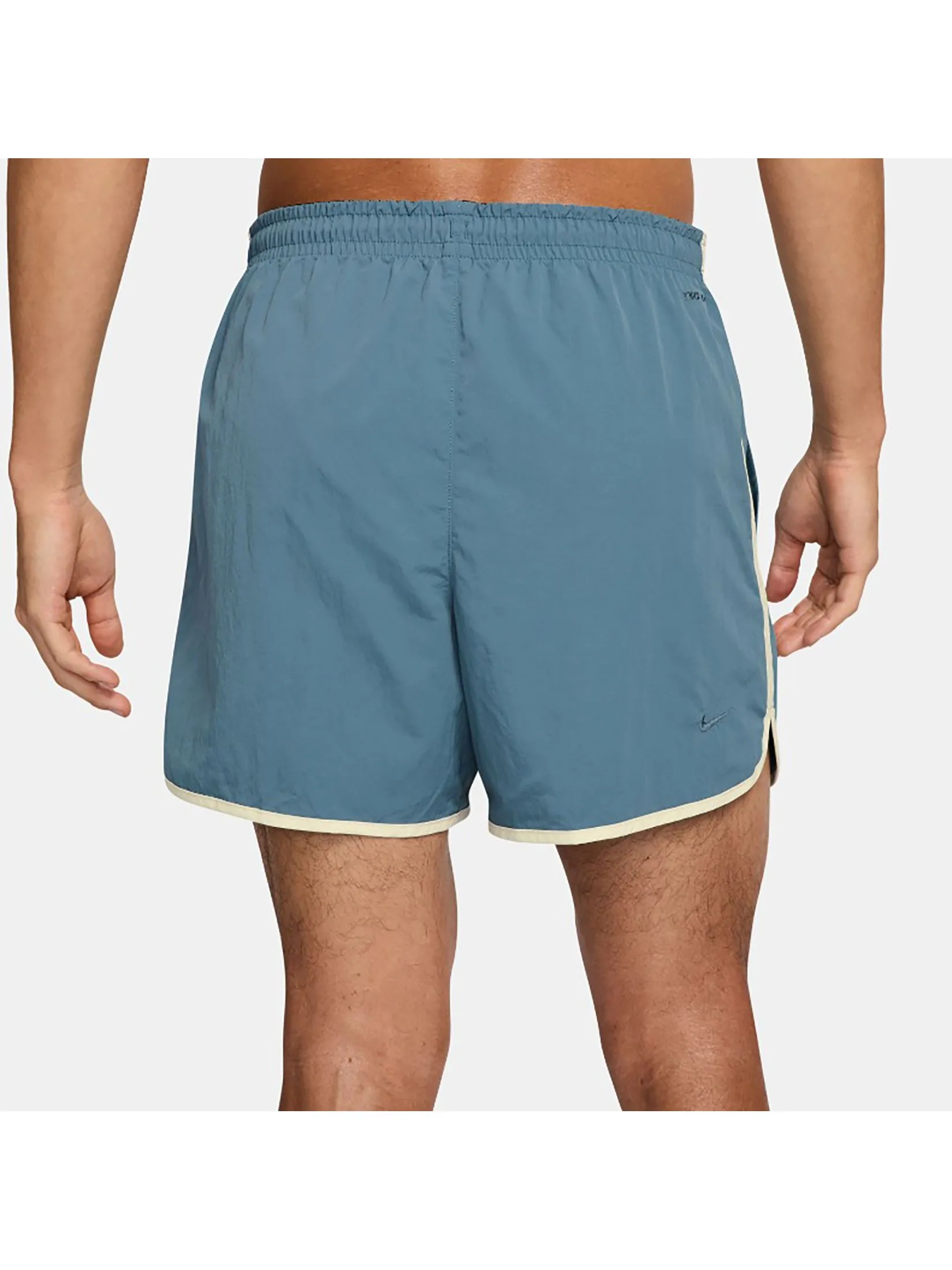 NIKE Men Shorts Gym Heritage Dri-Fit 5" Smokey Blue/Pale Ivory/Smokey Blue