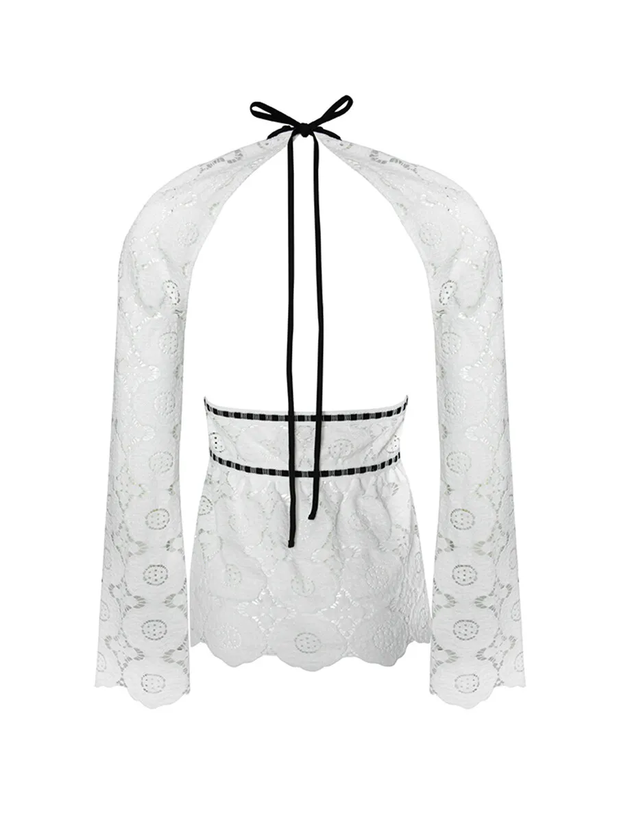 SABINA SABINA | JANESUDA x SABINA Lady Jane Detachable Long-Sleeve Top - White