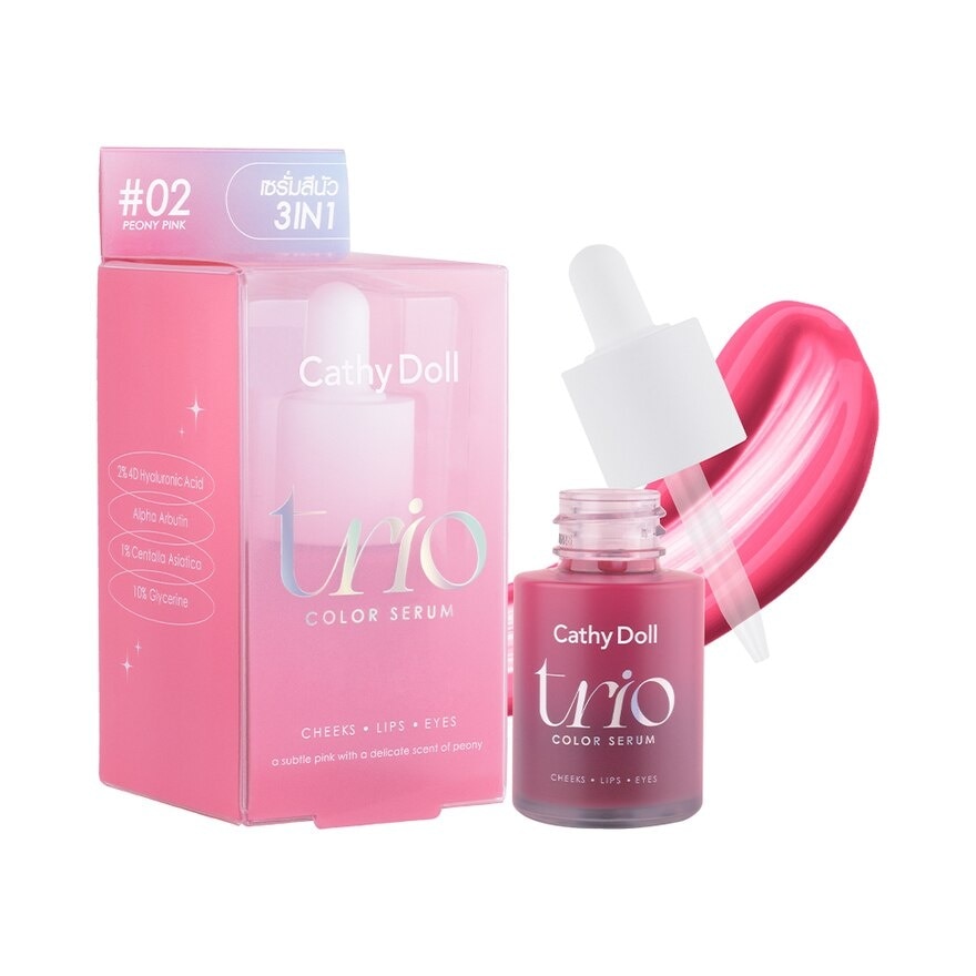 Cathy Doll Trio Color Serum Blush15ml 02 - 01 Healthy Rose