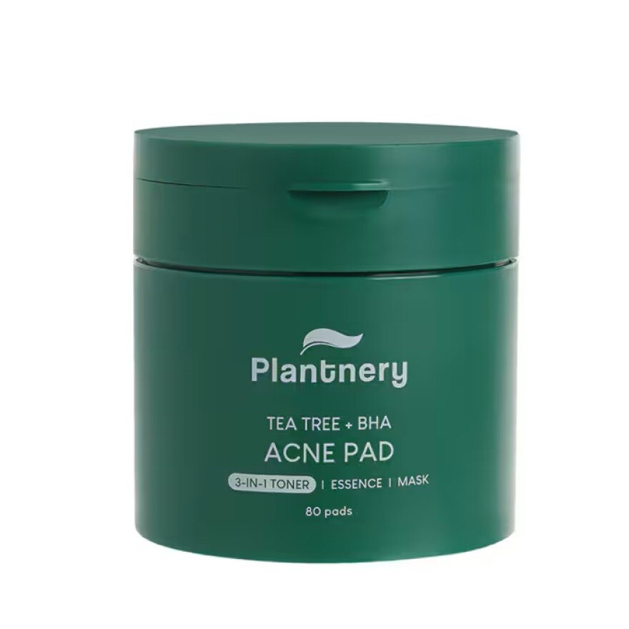 Plantnery Tea Tree + BHA Acne Pad 160 ml. (80 Pads)