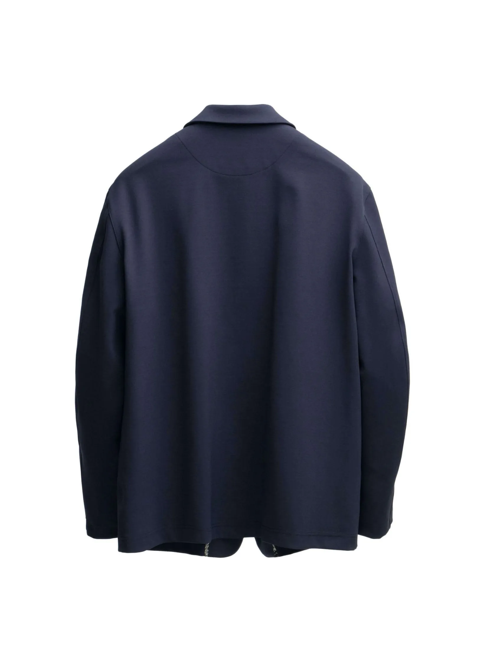 TAKEO KIKUCHI MEN NAVY GEORGETTE SHAWL CARDIGAN