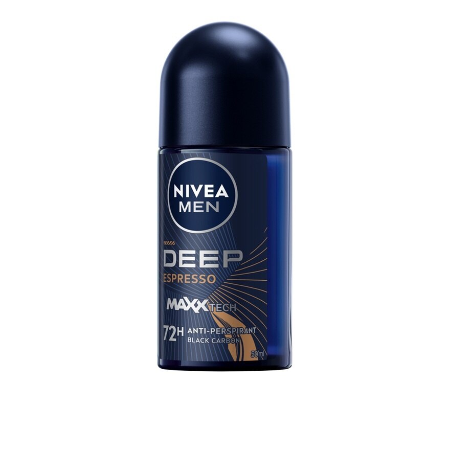 Nivea Men Roll On Deep Espresso 50 Ml. ผู้ชาย โรลออน ลดเหงื่อ ระงับกลิ่นกาย