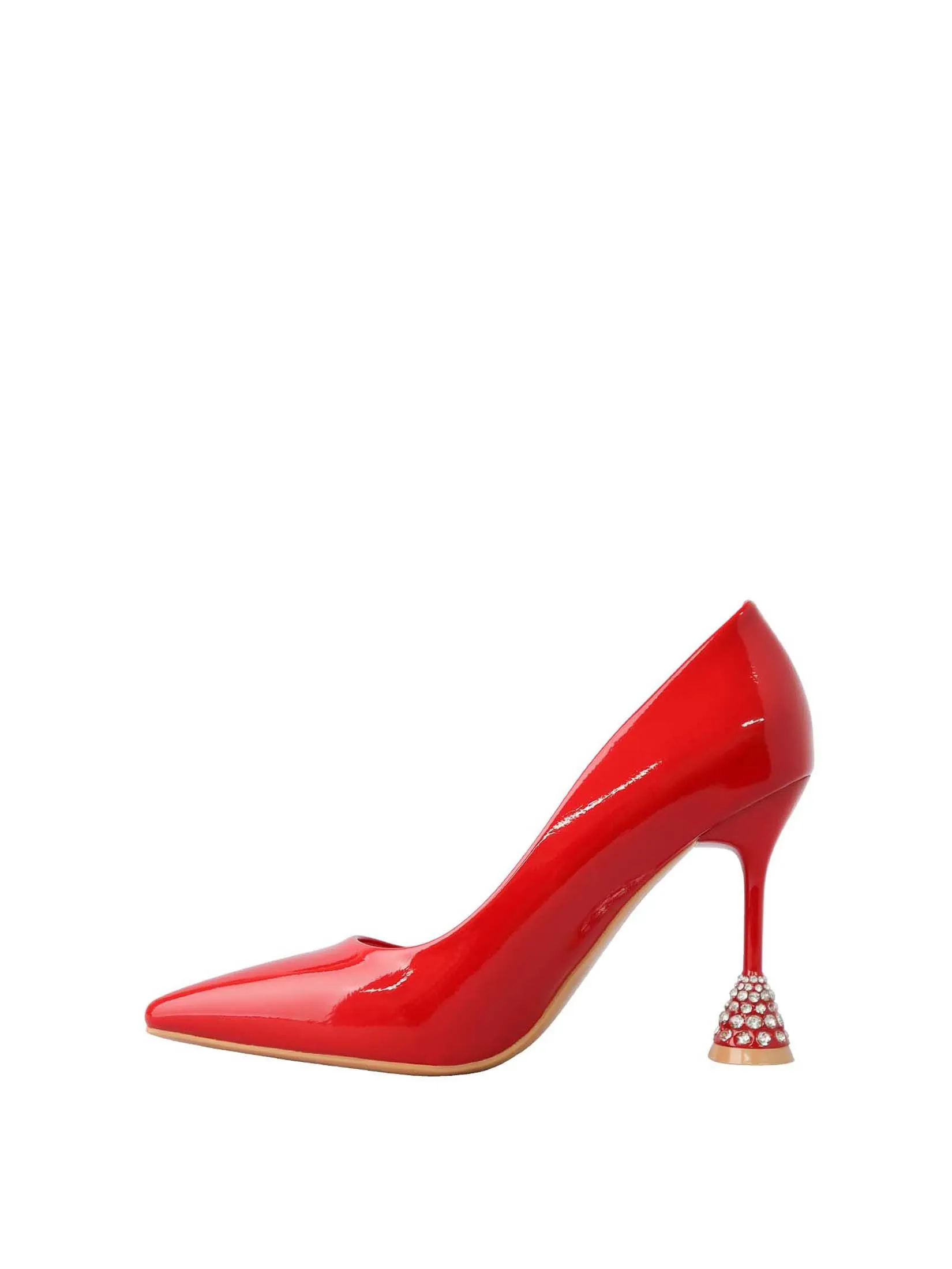 VILLAINS SF LACEY-JWL Women's Pumps CHERRY