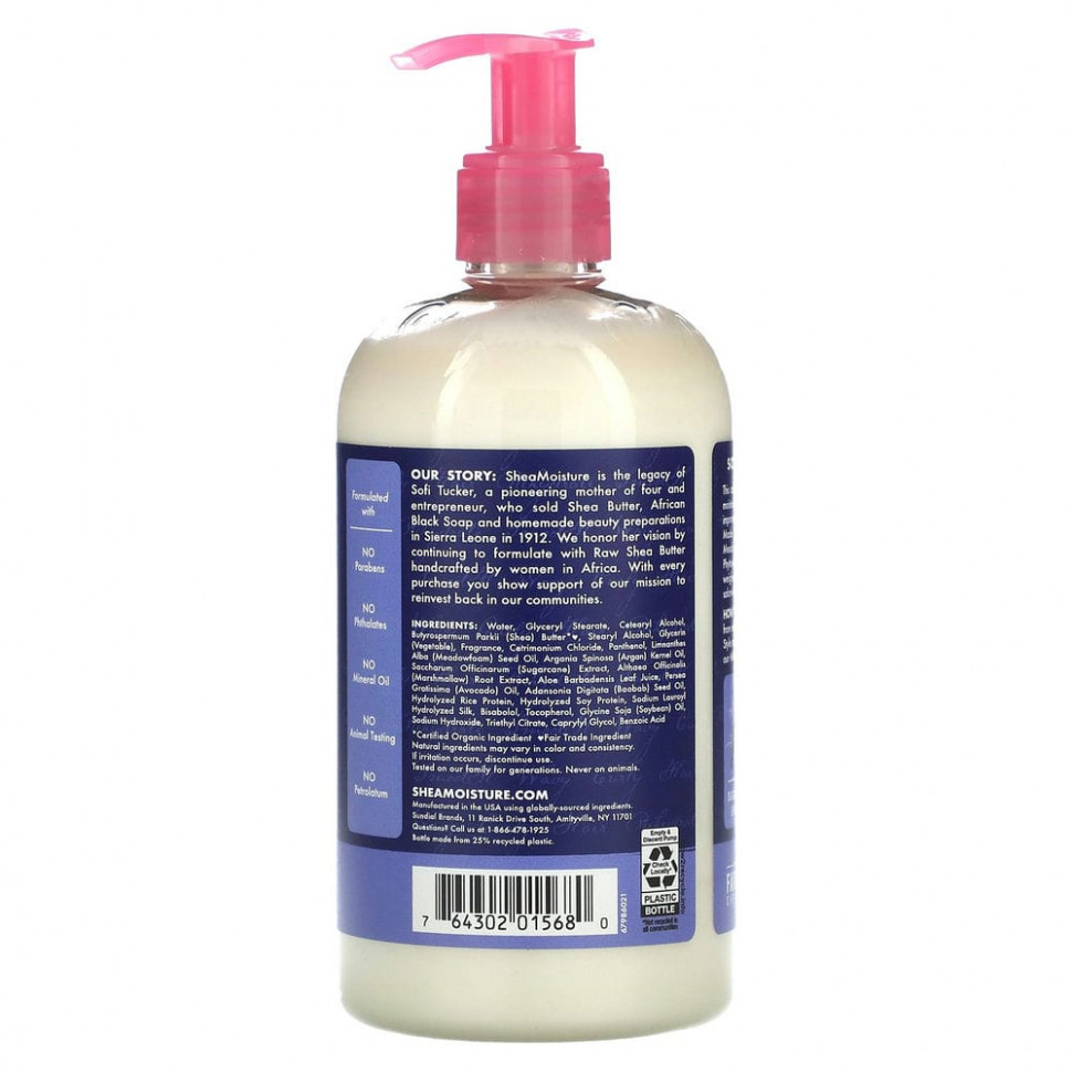 SheaMoisture, Miracle Multi-Benefit Conditioner, экстракт сахарного тростника и семена пенника лугового, 384 мл (13 жидк. Унций)