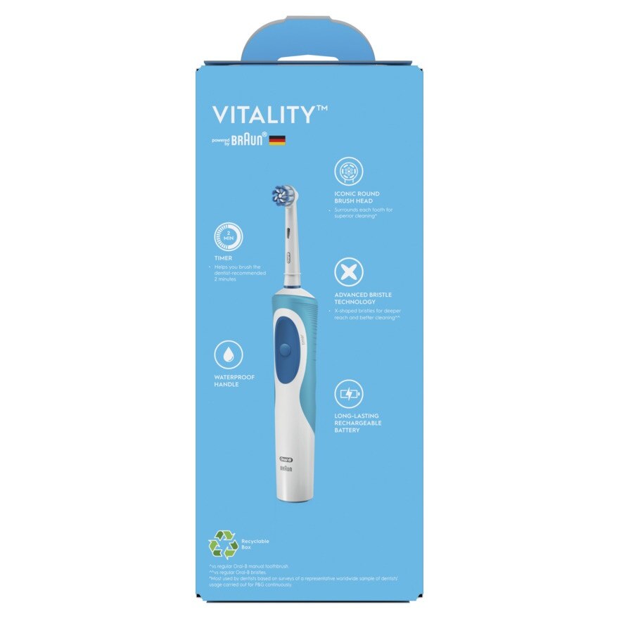 Oral-B Electric Power Toothbrush Viltality Extra Sensitive Clean 1'S