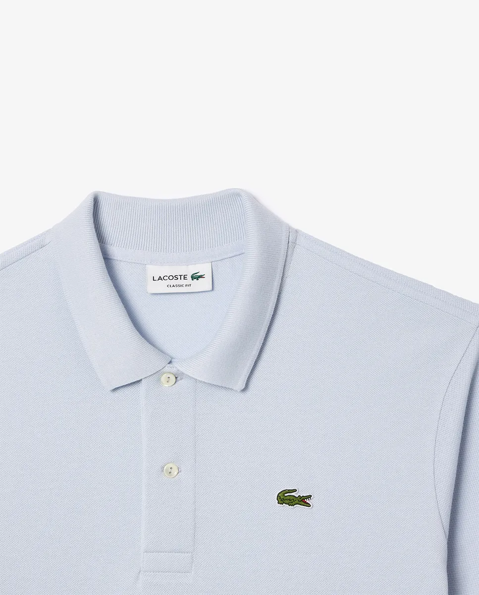 LACOSTE Original L.12.12 Lacoste Flocked Piqu  Polo Shirt Blue