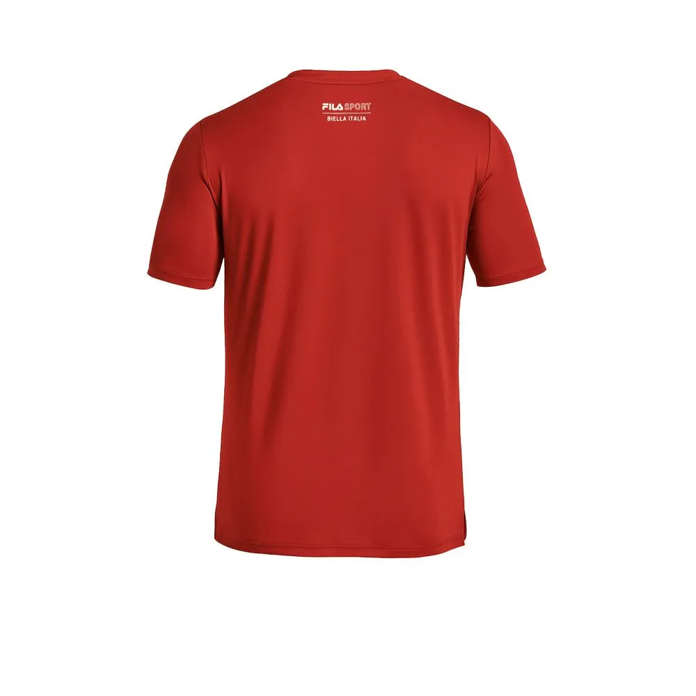 FILA Men Training T-Shirt Iconic Red - FI039AP084EMTH