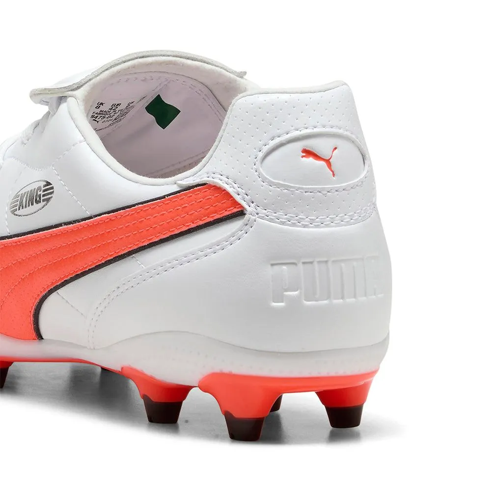 PUMA King Liga FG/AG Unisex Football Shoes White - PU097SH466ENTH