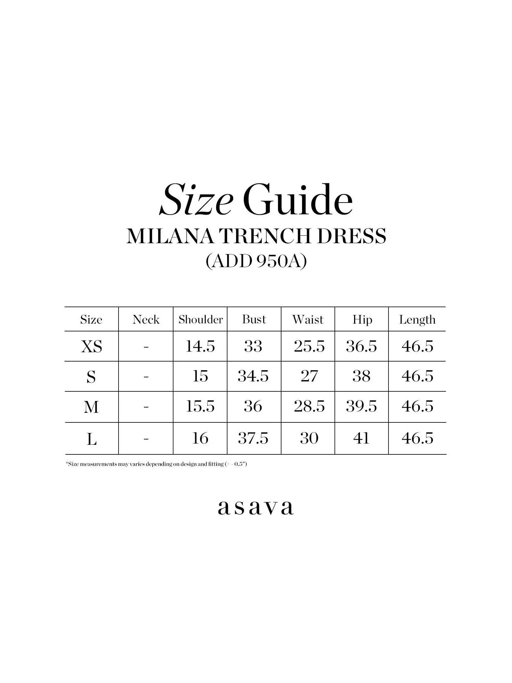 ASAVA (AW24 )Milana Trench Women Dress White