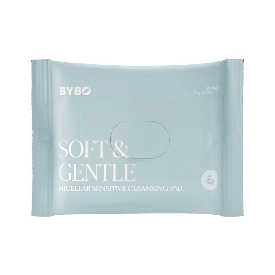 Bybo Cleansing Pad Soft  Gentle Micellar Sensitive 20'S - Grey