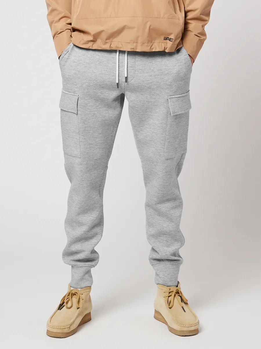 AMERICAN EAGLE MEN 4792 MANCHEGO HTHR CARGO JOGGER 020 GRAY